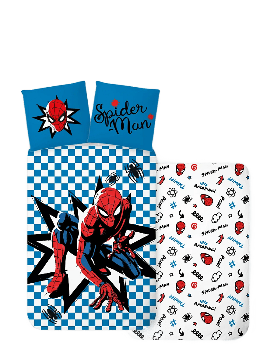 Spider-man - Bed linen Spiderman 3674 - 100x140 40x45 cm - bettlaken - multi coloured - 2