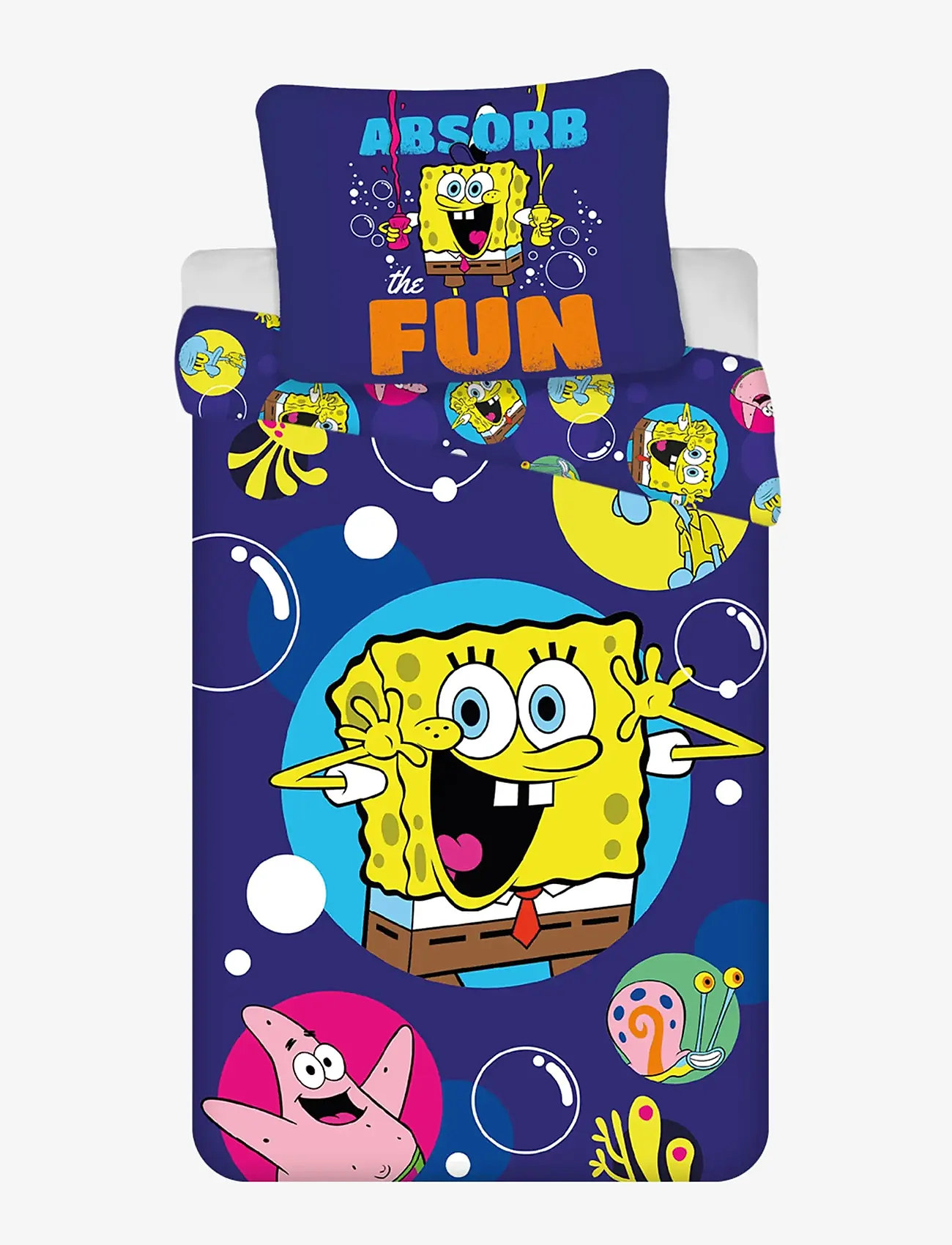 BrandMac - Bed linen Sponge Bob 1002 -140x200, 60x63 cm - bed sets - multi coloured - 0