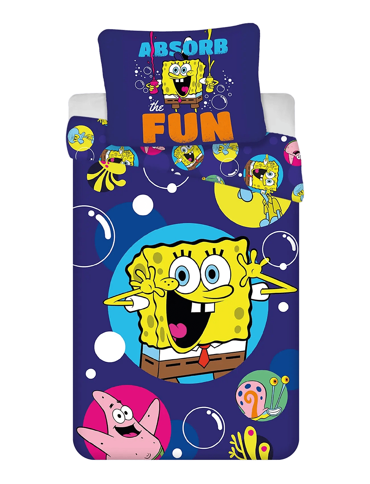 Bed linen Sponge Bob 1002 -140x200, 60x63 cm - MULTI COLOURED