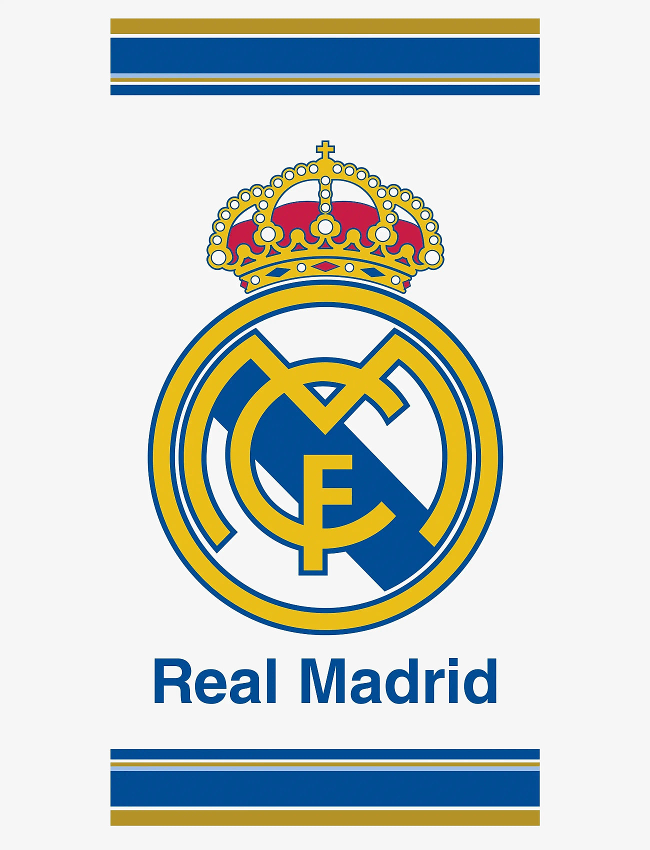 Fußball - Towel Real Madrid 13378 - 70x140cm - handtücher - multi coloured - 0