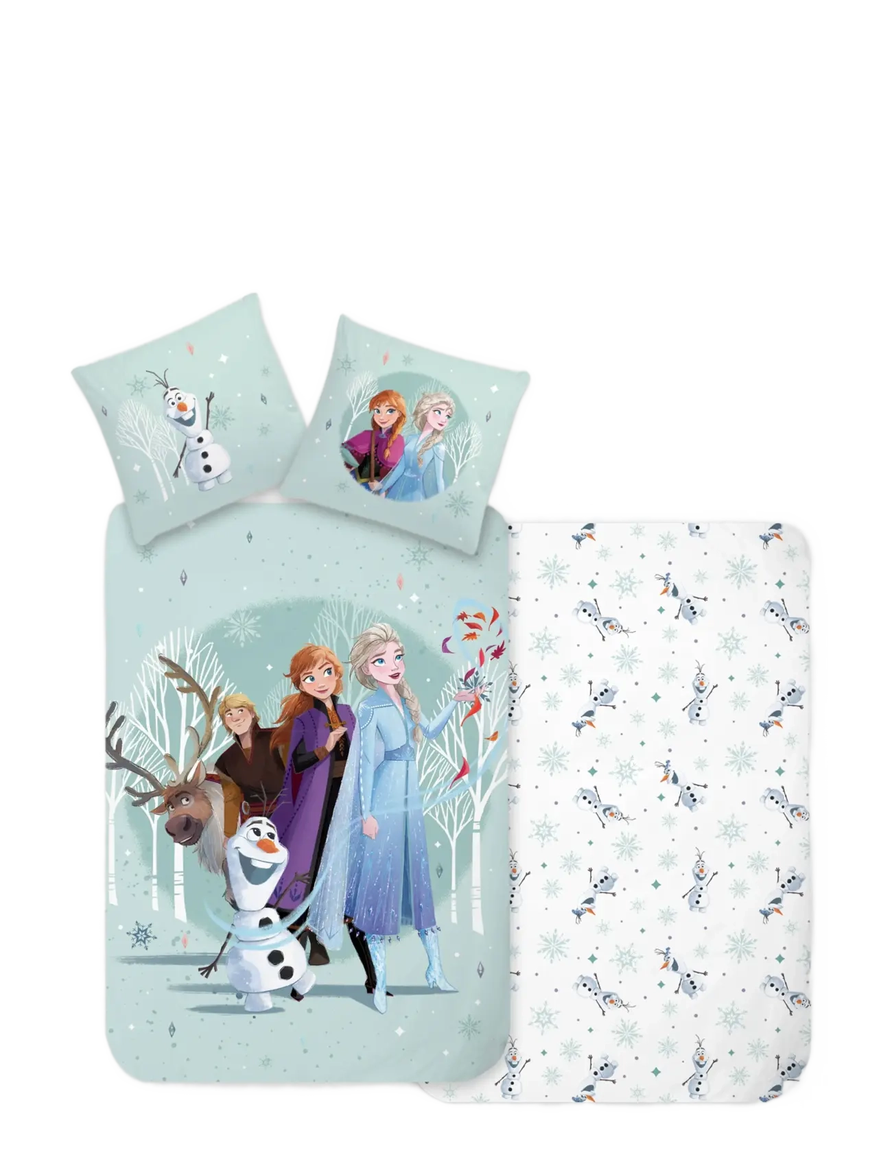 BrandMac Bed linen Senior Frozen 4204 - 140x200, 70x90 cm - Laste lemmikkarakter - MULTI COLOURED / blue