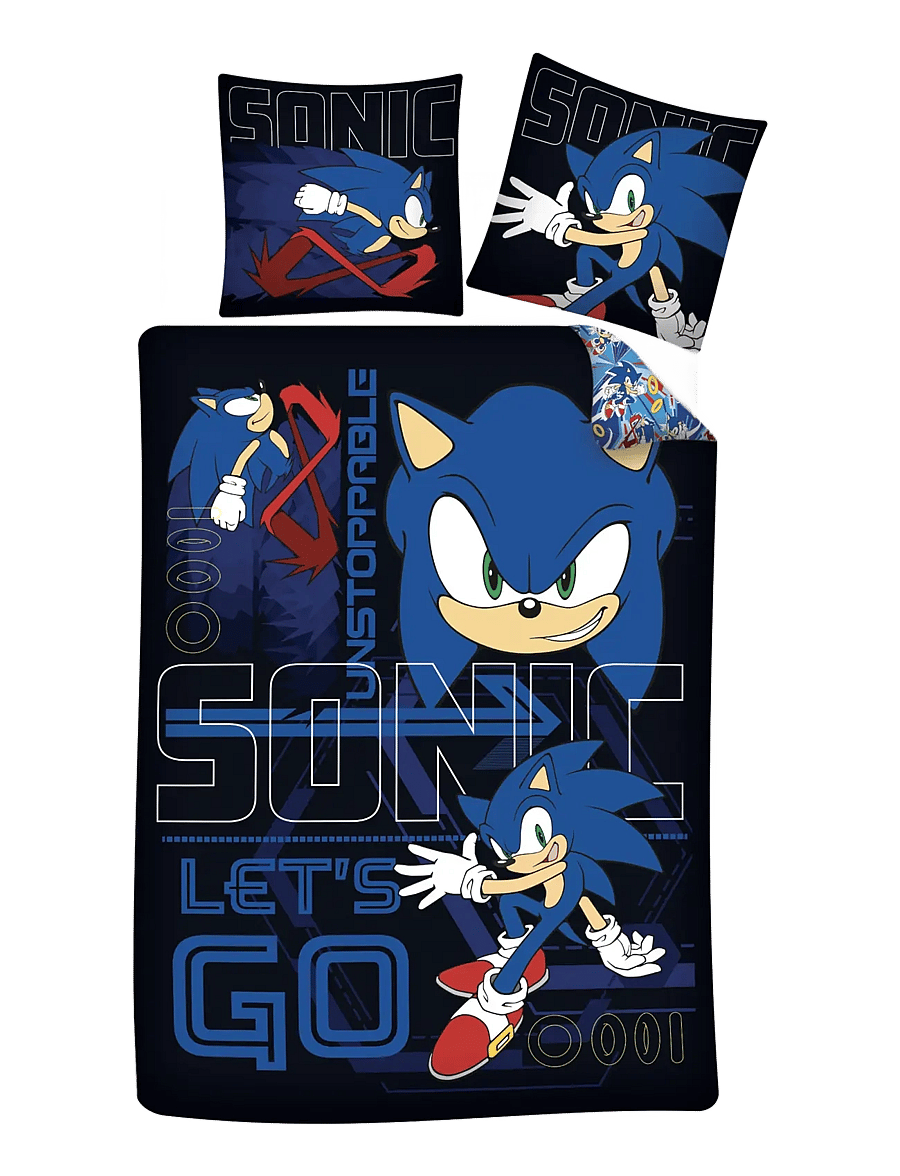 Sonic - Bed linen SON 002 - 100x140, 40x45 cm - sengesæt - multi coloured - 0