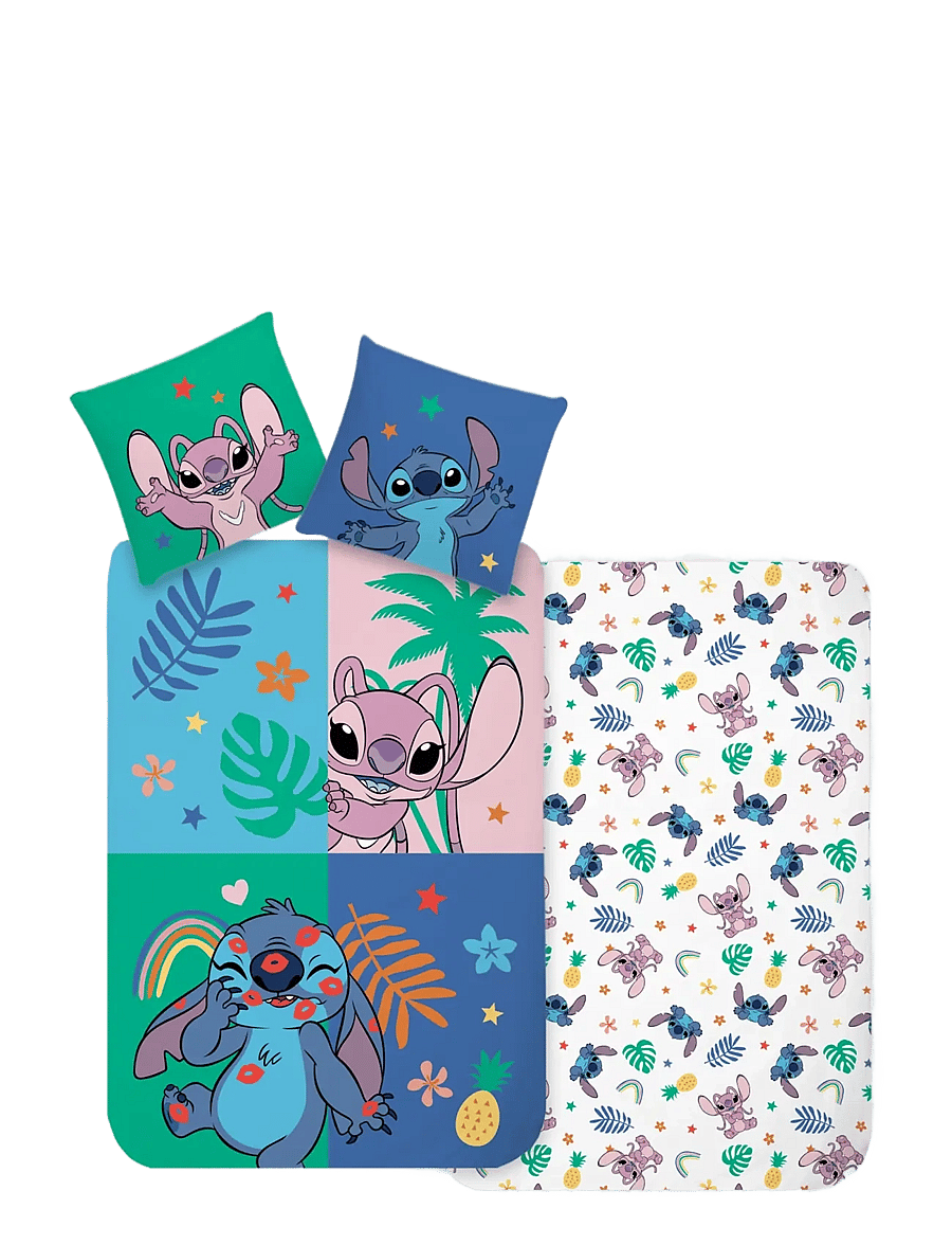 Lilo & Stitch - Bed linen Senior Lilo 903 - 140x200, 70x90 cm - bettwäsche-set - multi coloured - 0