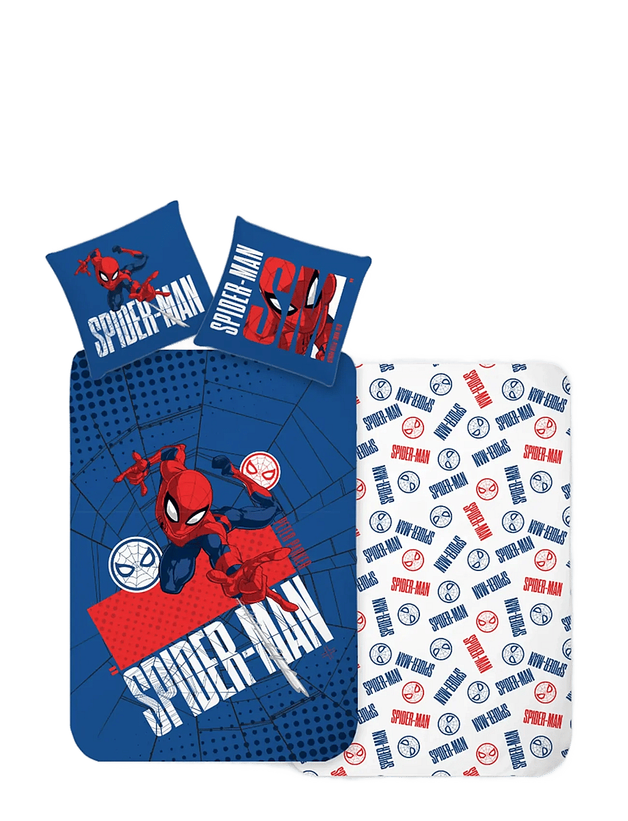 Spider-man - Bed linen Senior Spiderman 1207 - 140x200, 60x63 cm - bettwäsche-set - multi coloured - 0