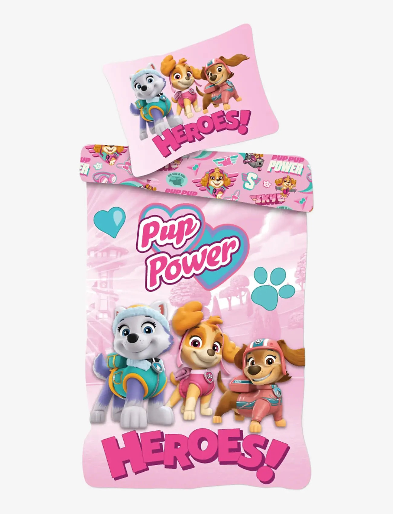 BrandMac - Bed linen Paw Patrol PP 1134  - 100x135, 40x60 cm - sengesæt - multi coloured - 0