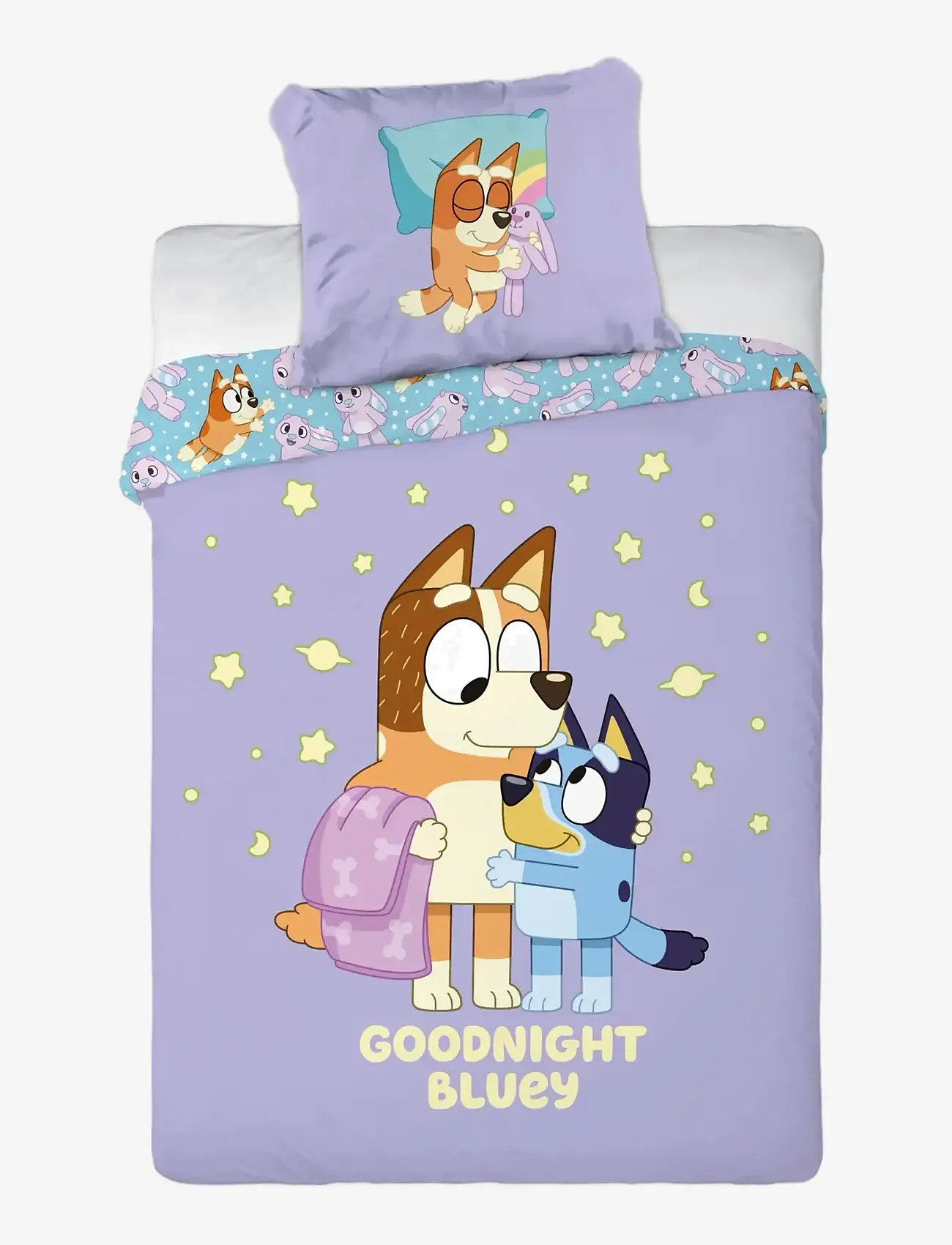 Bluey - Bed linen Bluey 009 - 100x140, 40x45 cm - sengesæt - multi coloured - 0