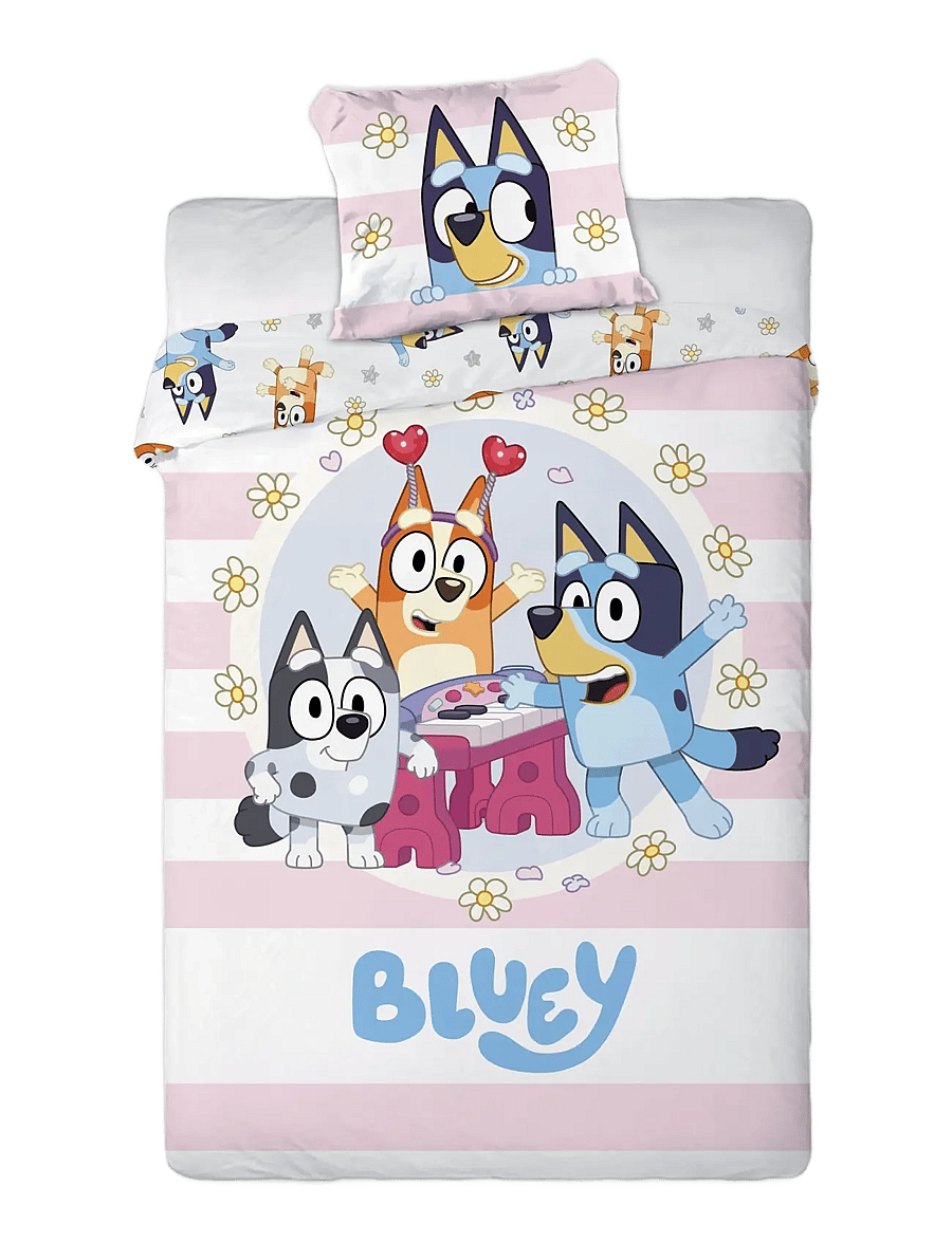 Bluey - Bed linen Bluey 032 - 100x140, 40x45 cm - rúmfatasett - multi coloured - 0