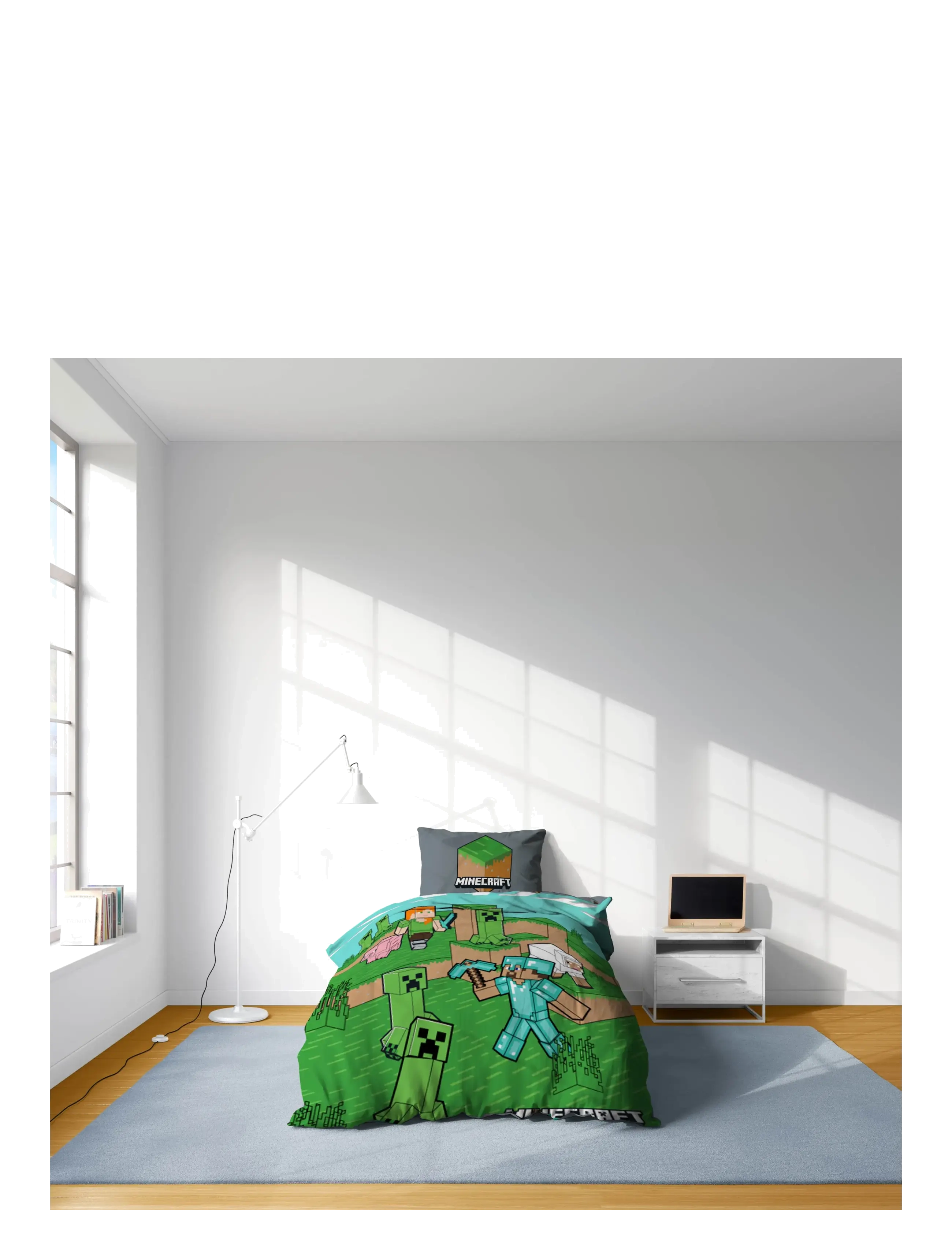 Minecraft - Bed linen Minecraft Animals & Mobs 140x200 60x63 cm - sengesæt - multi coloured - 3