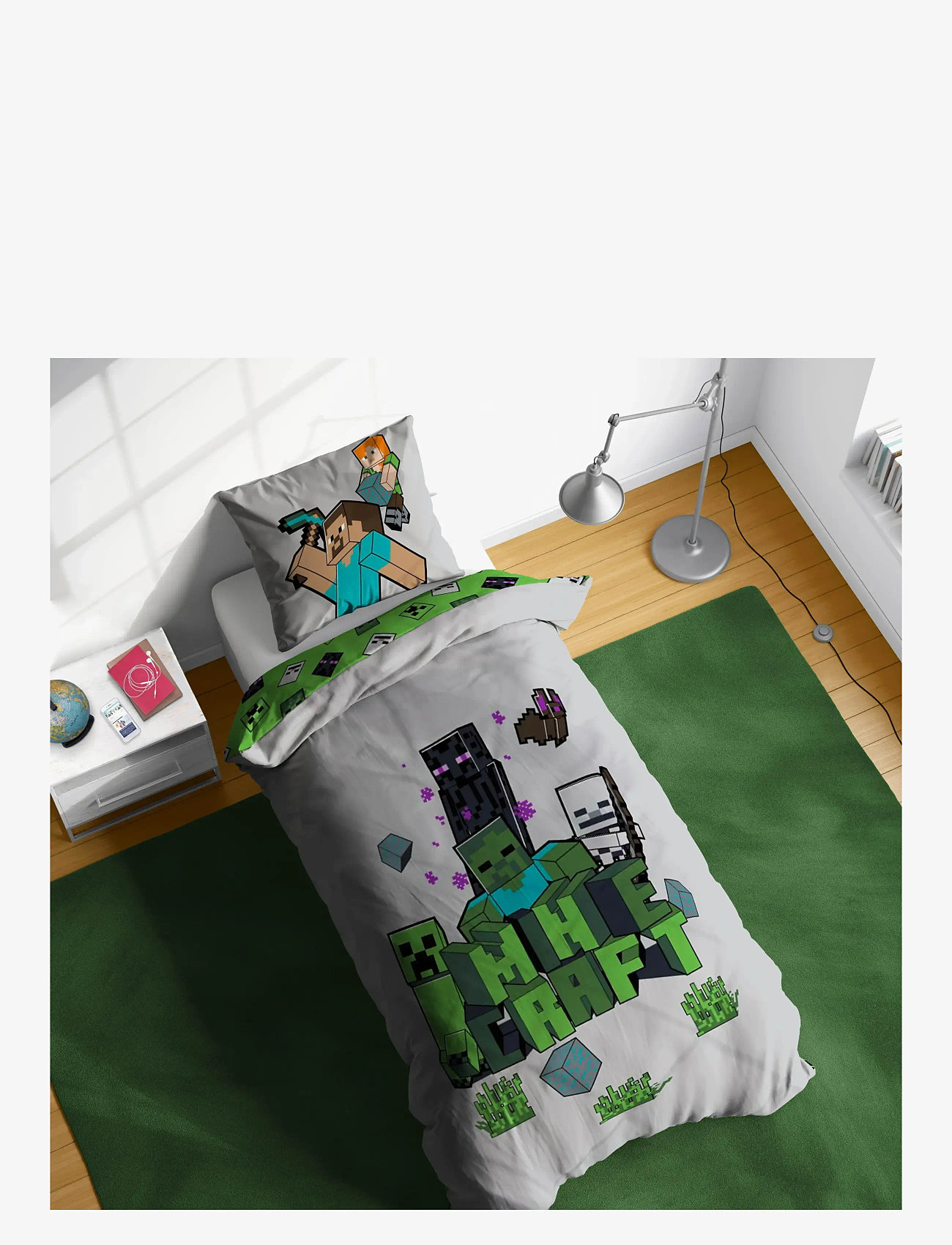 Minecraft - Bed linen Minecraft Build & Explore 140x200 60x63 cm - lagner - multi coloured - 2