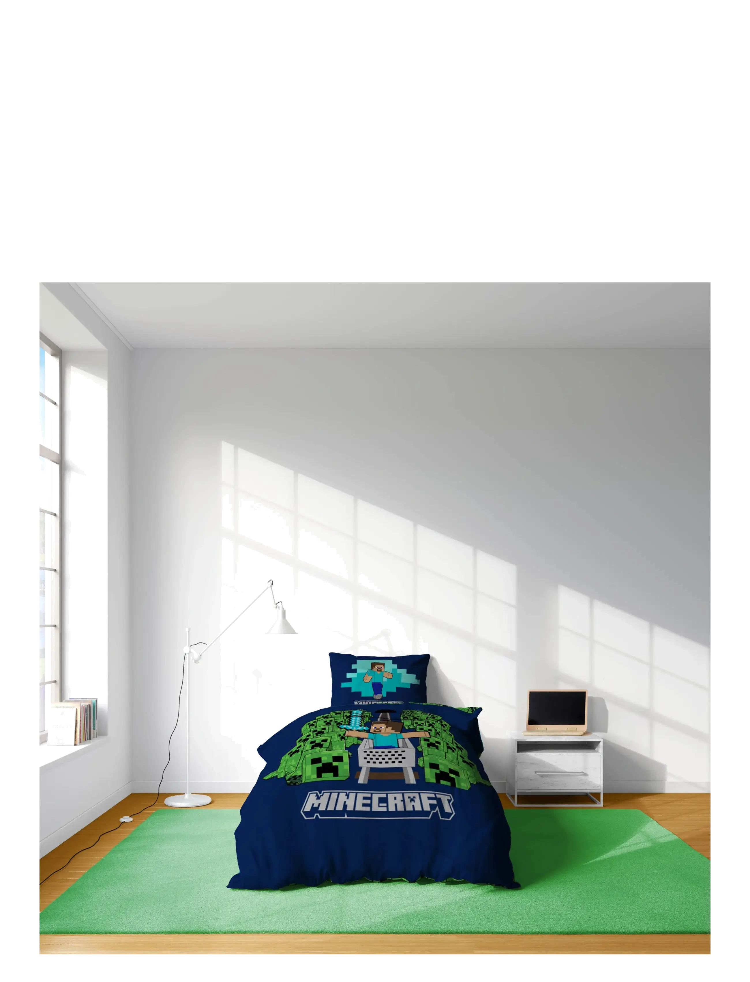 Minecraft - Bed linen Minecraft Game over Creepers 135x200 80x80 cm - voodilinad - multi coloured - 4