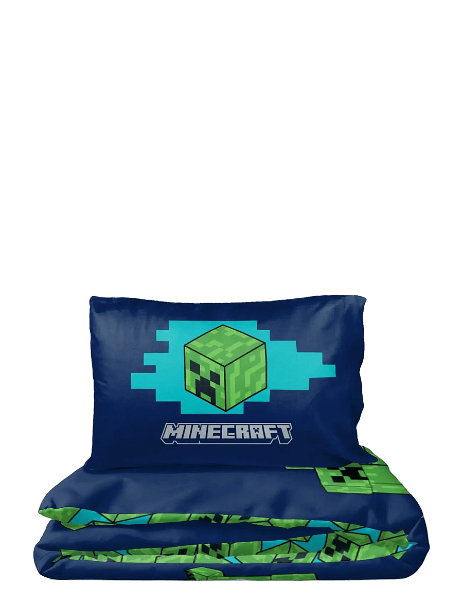 Minecraft - Bed linen Minecraft Game over Creepers 140x200 60x63 cm - voodilinad - multi coloured - 2