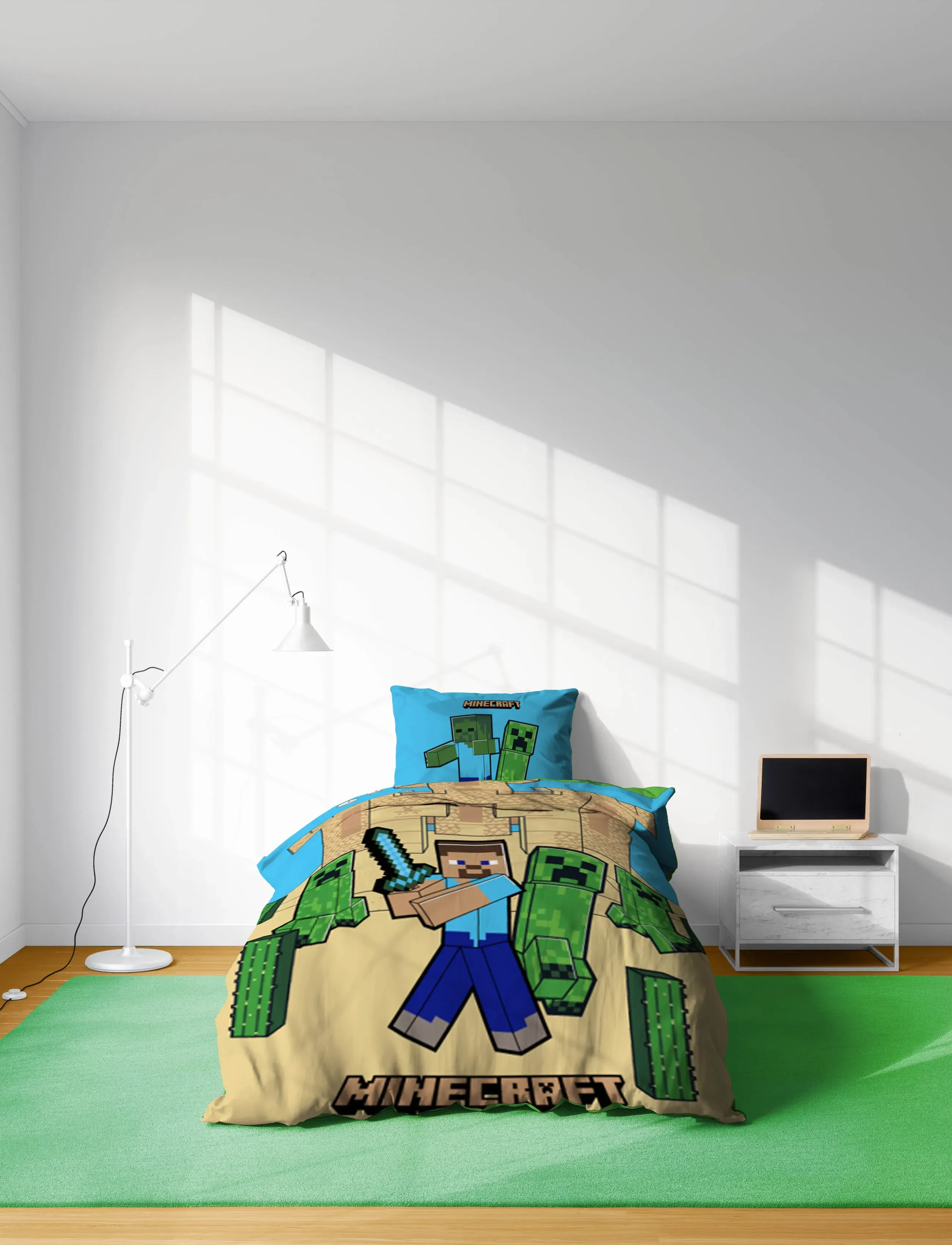 Minecraft - Bed linen Minecraft Sand Castles 140x200 60x63 cm - bedsets - multi coloured - 3