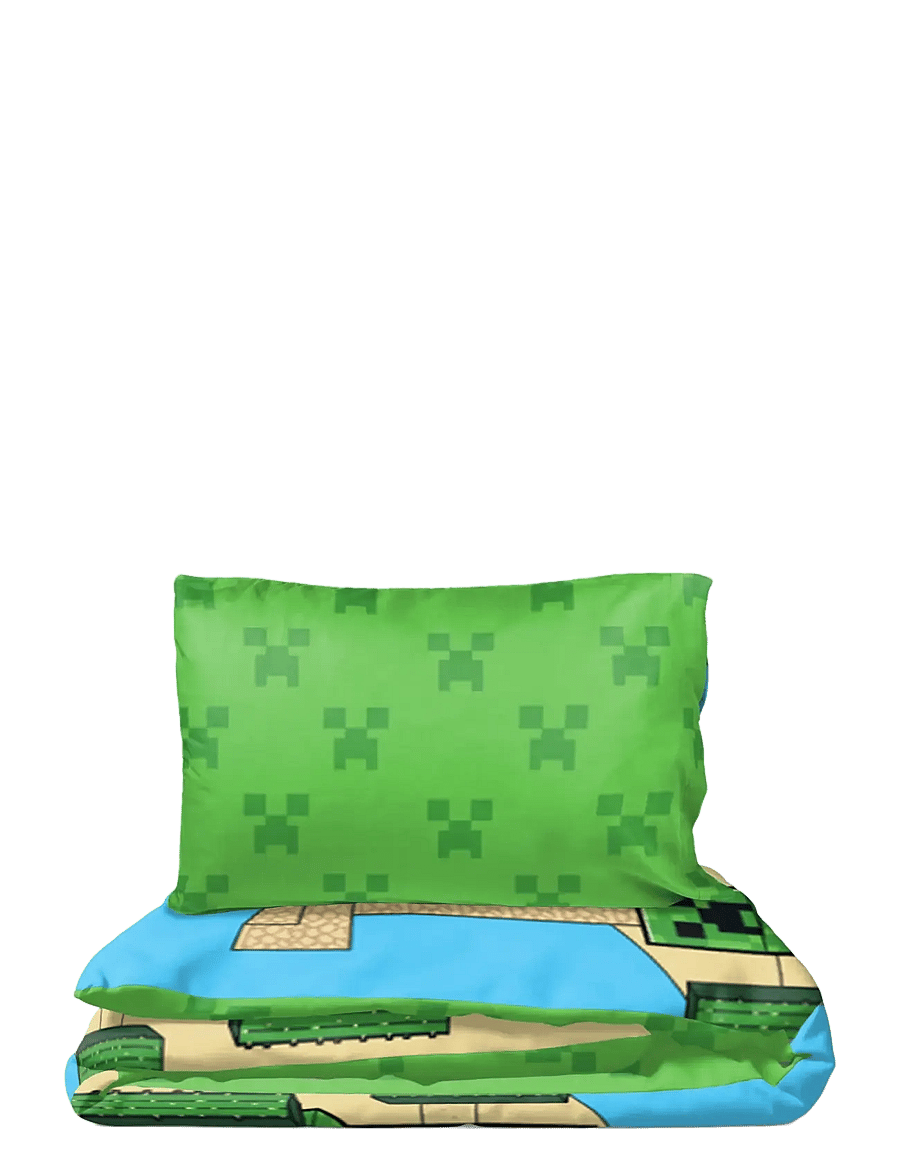 Minecraft - Bed linen Minecraft Sand Castles 140x200 60x63 cm - bettwäsche-set - multi coloured - 2