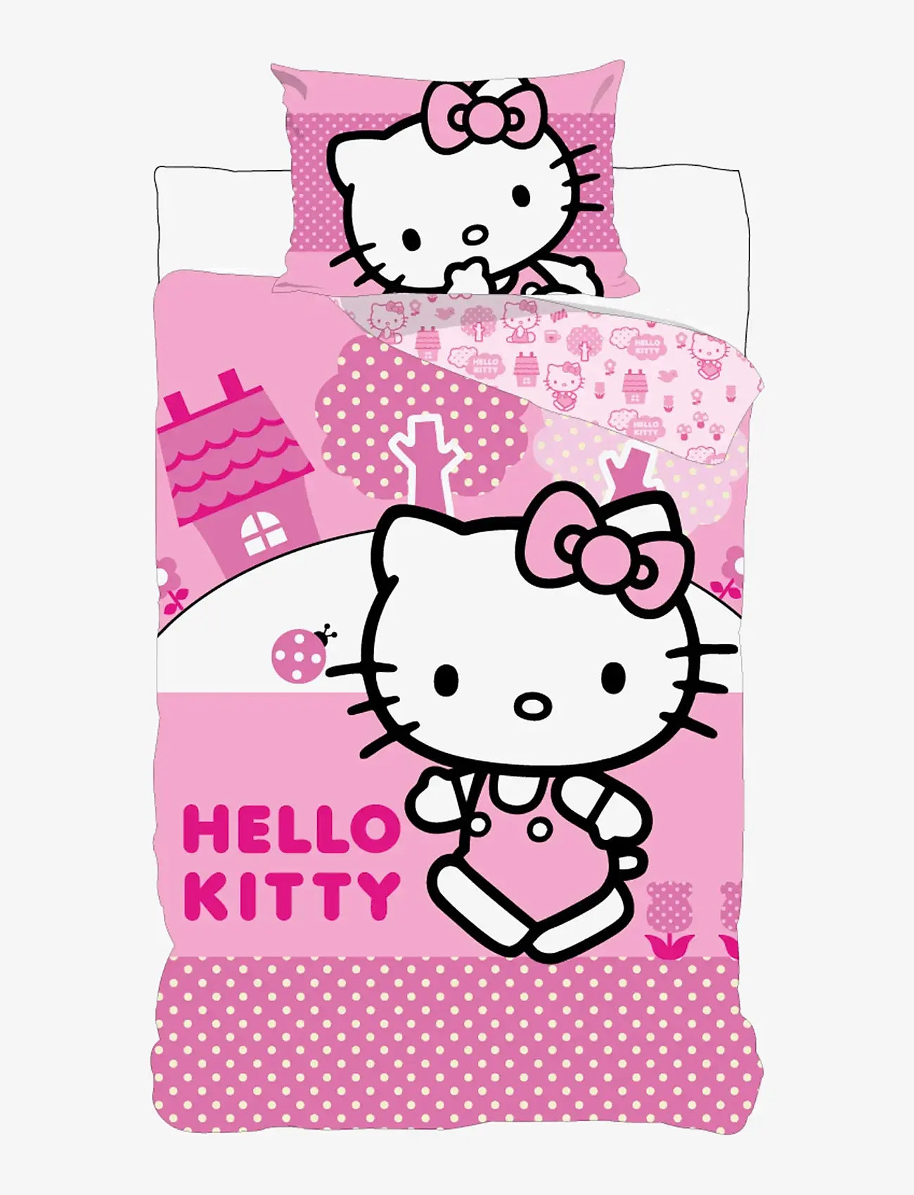 Hello Kitty - Bed linen Hello Kitty HK36-1647 100x140 40x45 cm - komplety pościeli - multi coloured - 0