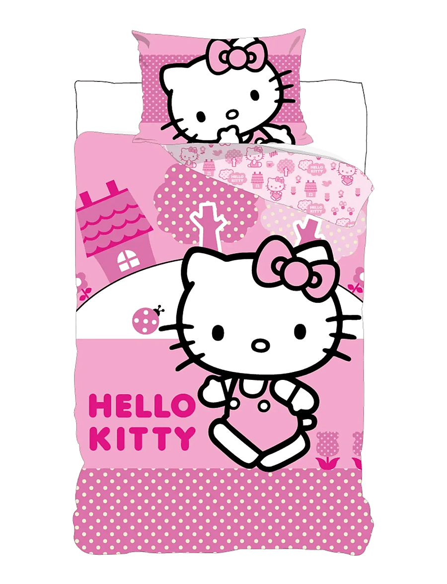 Hello Kitty - Bed linen Hello Kitty HK36-1647 100x140 40x45 cm - sengesett - multi coloured - 0