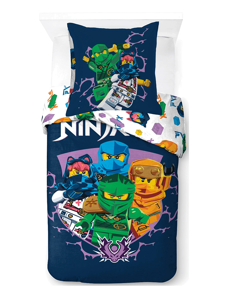 Ninjago - Bed linen Lego Ninjago Training 140x200 60x63 cm - bettwäsche-set - multi coloured - 0