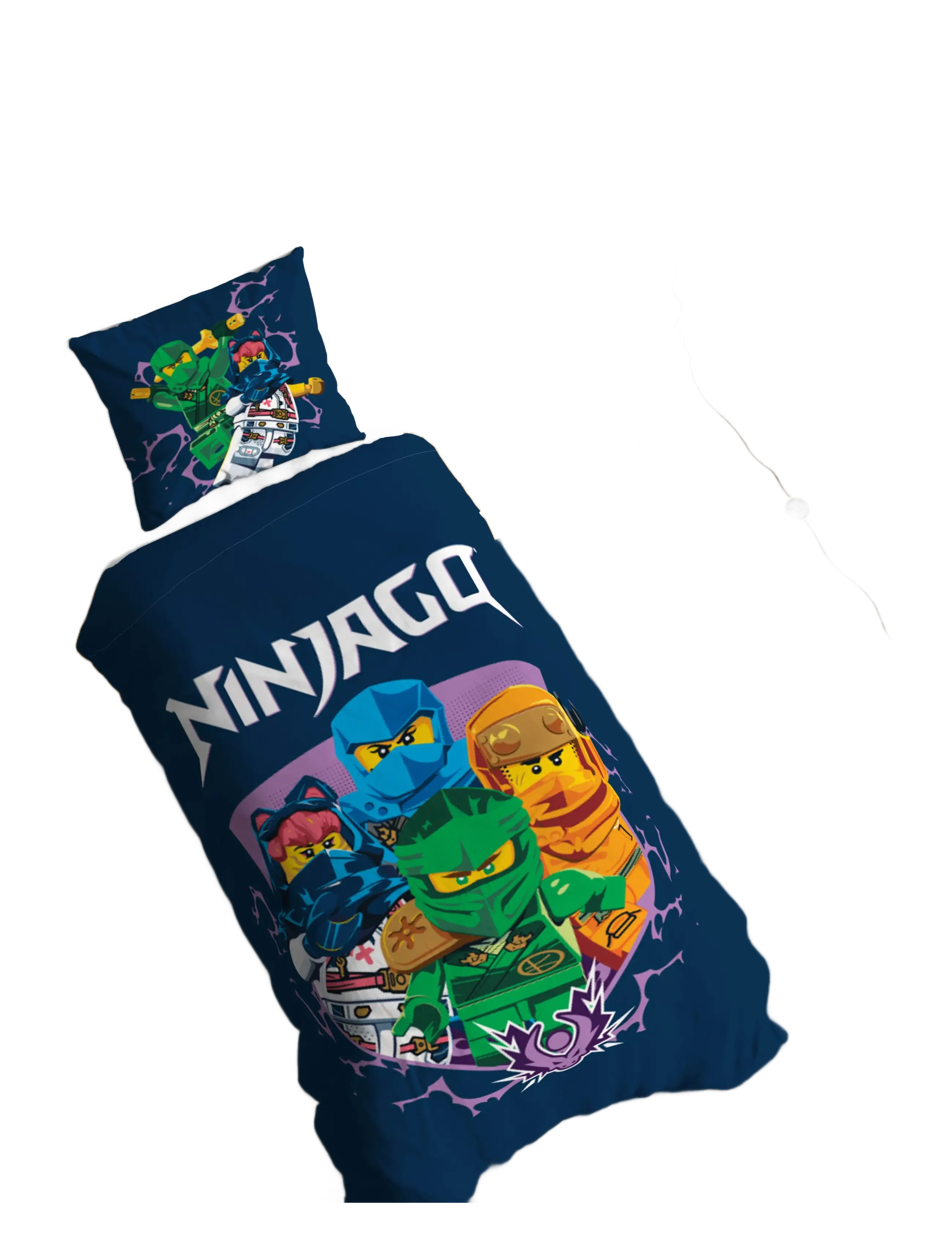Ninjago - Bed linen Lego Ninjago Training 140x200 60x63 cm - bettwäsche-set - multi coloured - 2