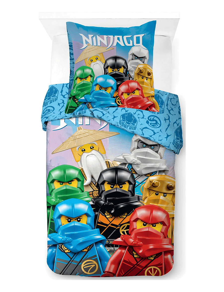 Ninjago - Bed linen Lego Skybound Village 140x200 60x63 cm - bettwäsche-set - multi coloured - 0