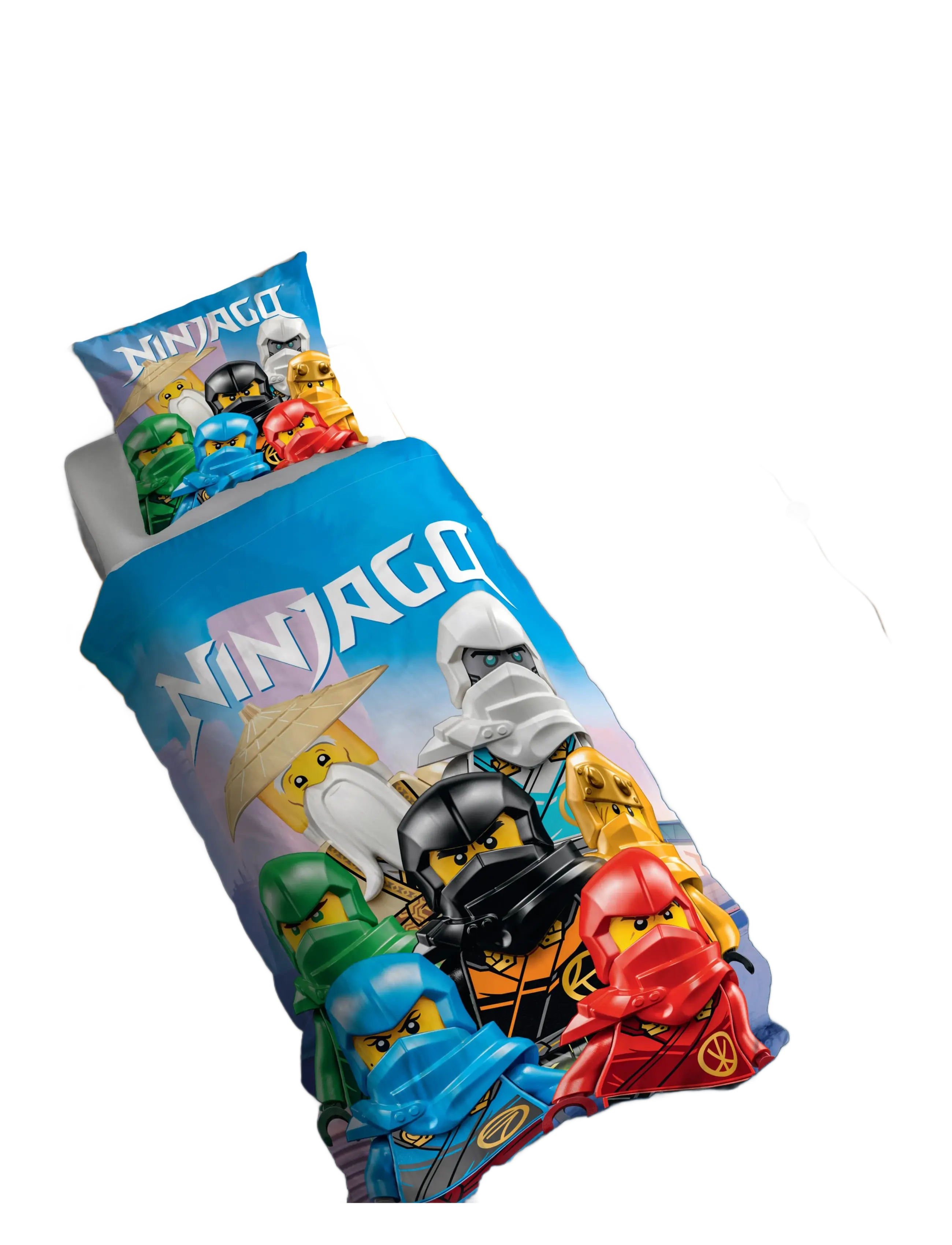 Ninjago - Bed linen Lego Skybound Village 140x200 60x63 cm - bettwäsche-set - multi coloured - 2