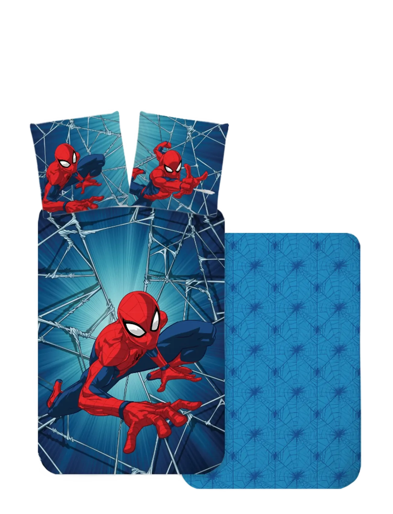 Spider-man Bed linen Spiderman 1928 - 150x210, 50x60 cm - Bettwäsche-Set - MULTI COLOURED / blue