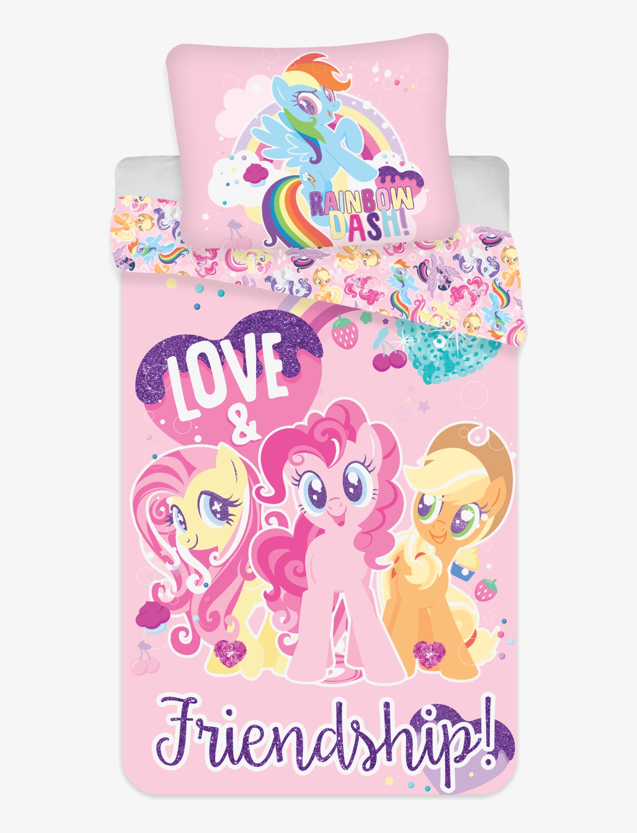 My Little Pony Bed linen MLP 1005 - 140x200, 60x63 cm - App deal - MULTI COLOURED / multi