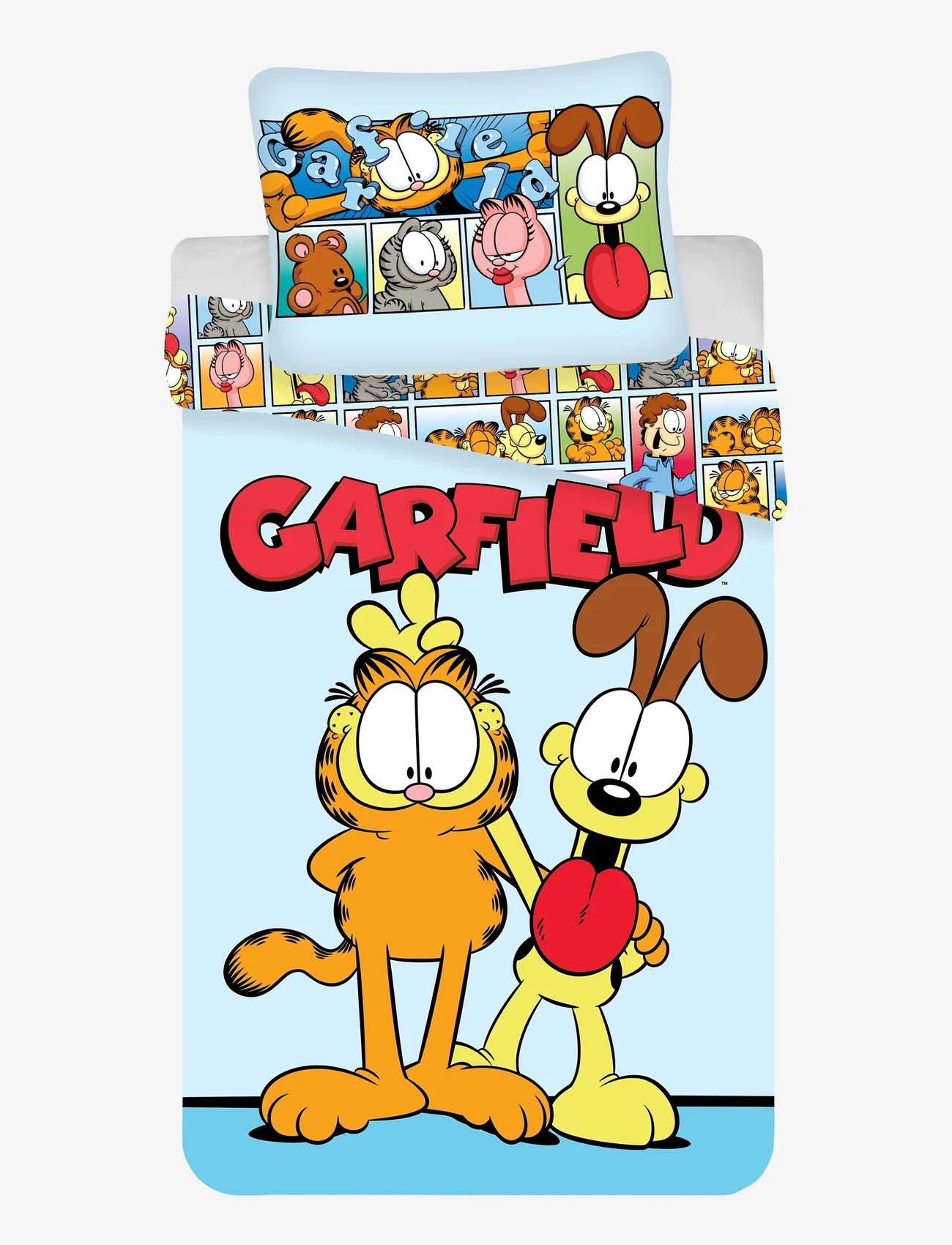BrandMac - Bed linen junior Garfield GF 1002 - 100x140, 40x45 cm - laagste prijzen - multi coloured - 0
