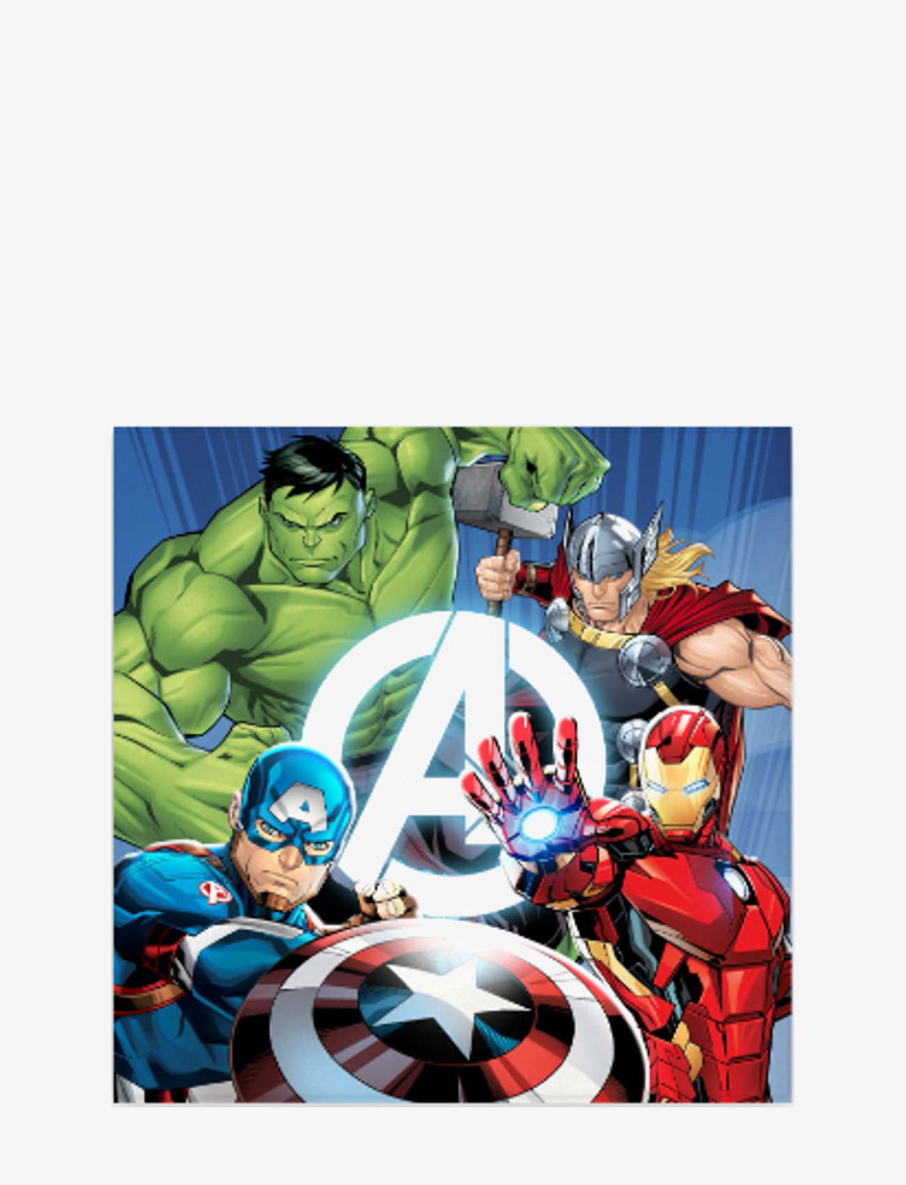 BrandMac - Face towel Avengers 100 - 30x30 cm - handdukar - multi coloured - 0