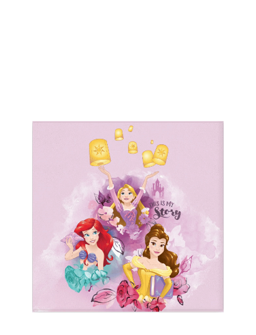 Printsessid - Face towel Princess 108 - 30x30 cm - rätikud - multi coloured - 0