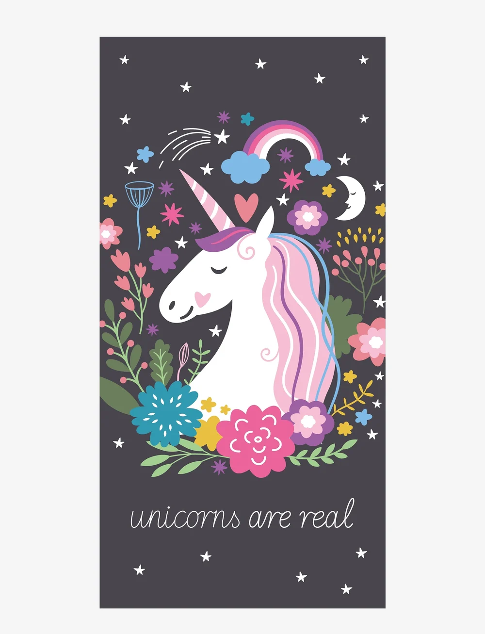 BrandMac - Towel Unicorn - NB 027 - 70x140 cm - handtücher - multi coloured - 0