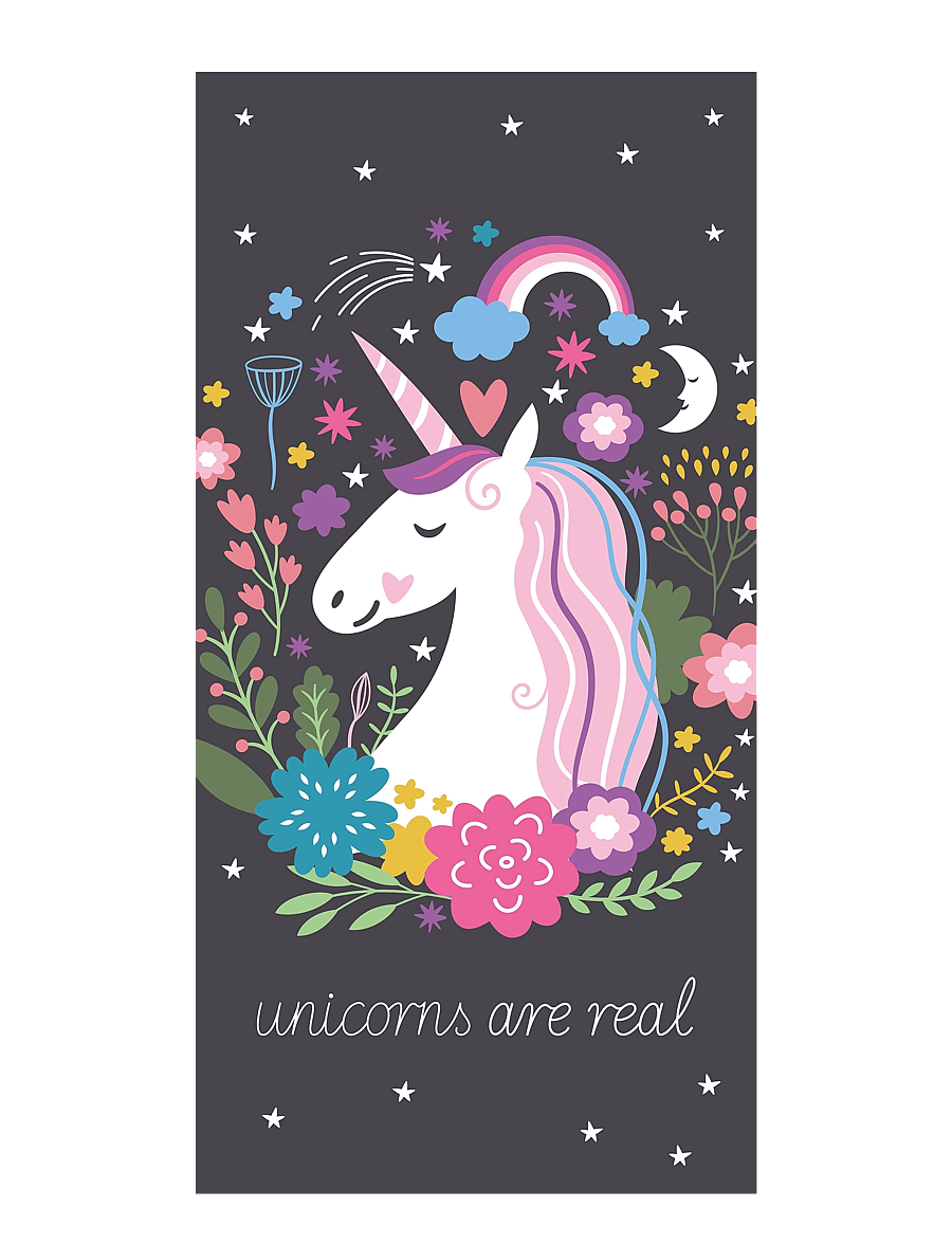 BrandMac - Towel Unicorn - NB 027 - 70x140 cm - rätikud - multi coloured - 0