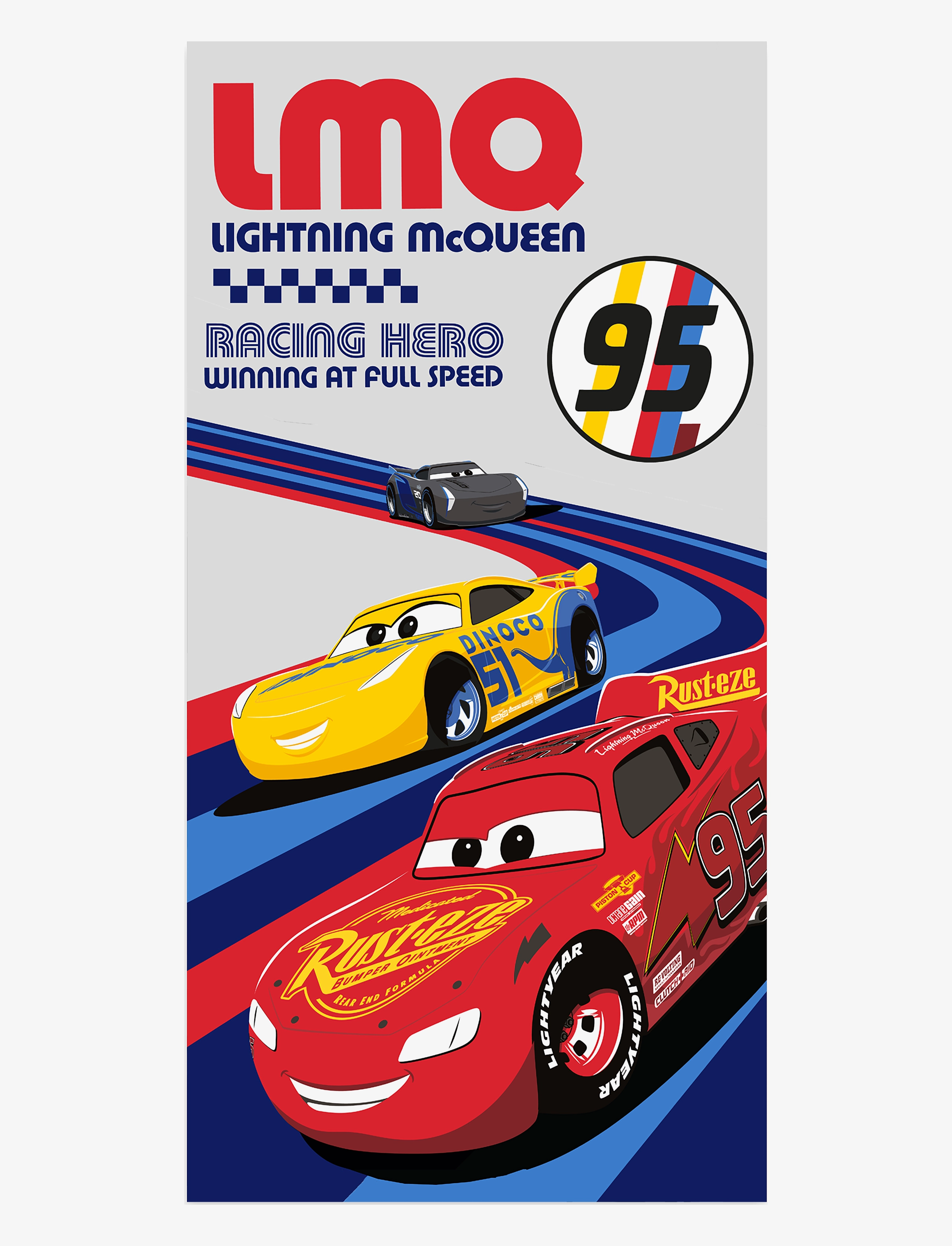 Biler Towel Cars 743 - 60X120 cm, 60X120 cm, Multi/patterned, Håndklæder & Klude > Håndklæder, Børn