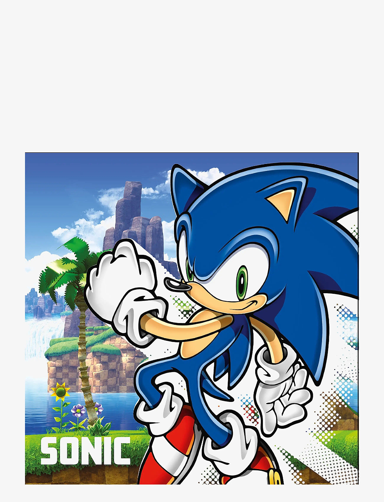 Sonic - Face towel Sonic 014 - 30x30 cm - towels - multi coloured - 0