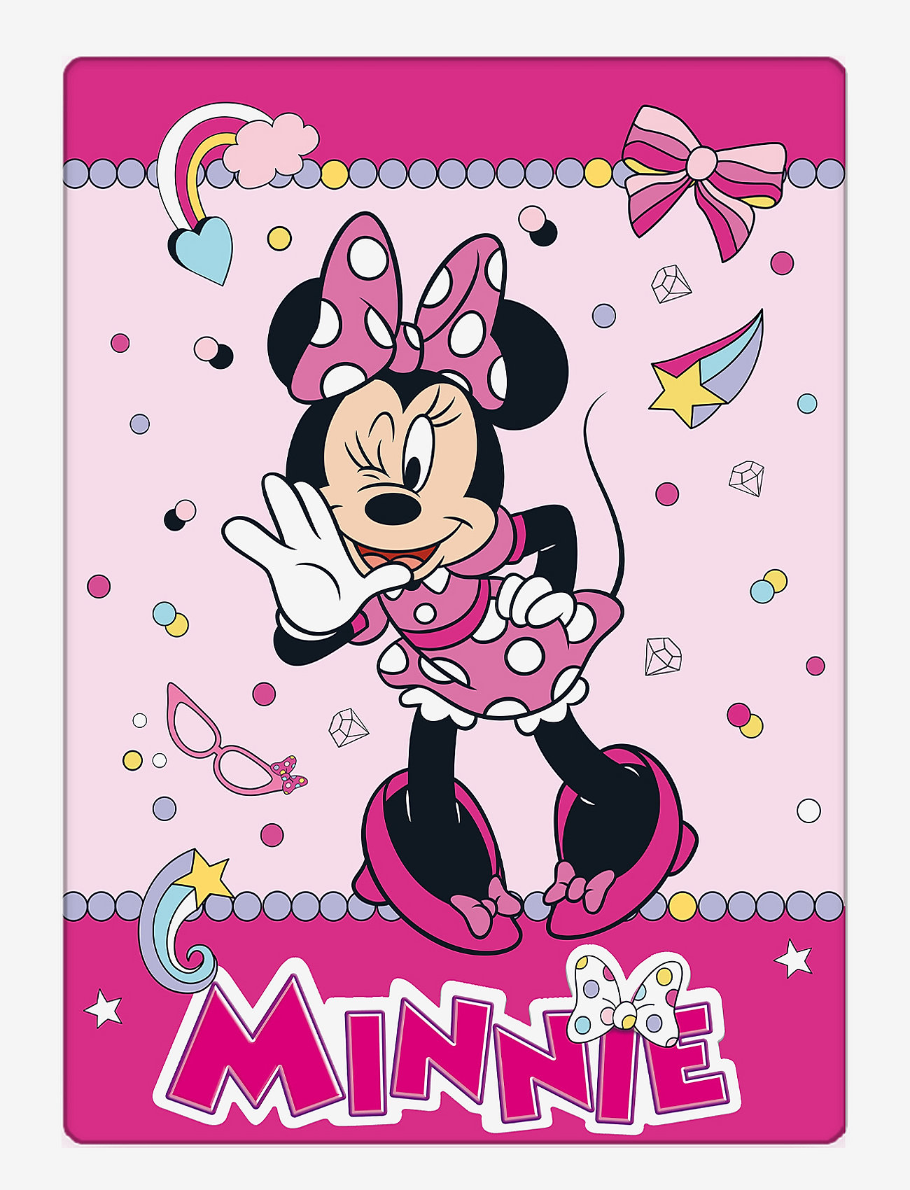 Myszka Minnie - Fleece - Minnie 1007 - 100x140 cm - koce - multi coloured - 0