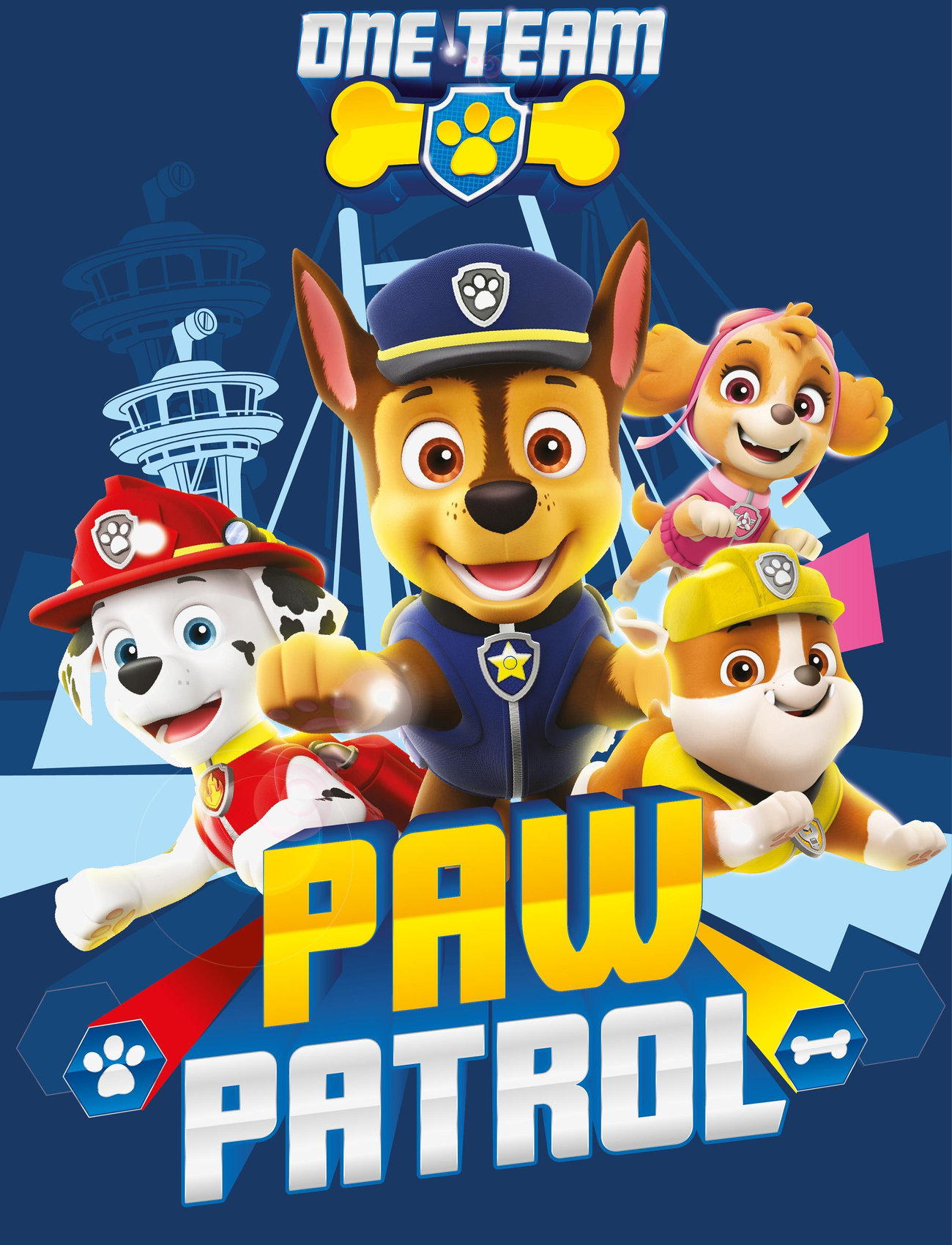 BrandMac - Fleece Paw Patrol - PP 1046 B - 100x140 cm - filtar - multi coloured - 0