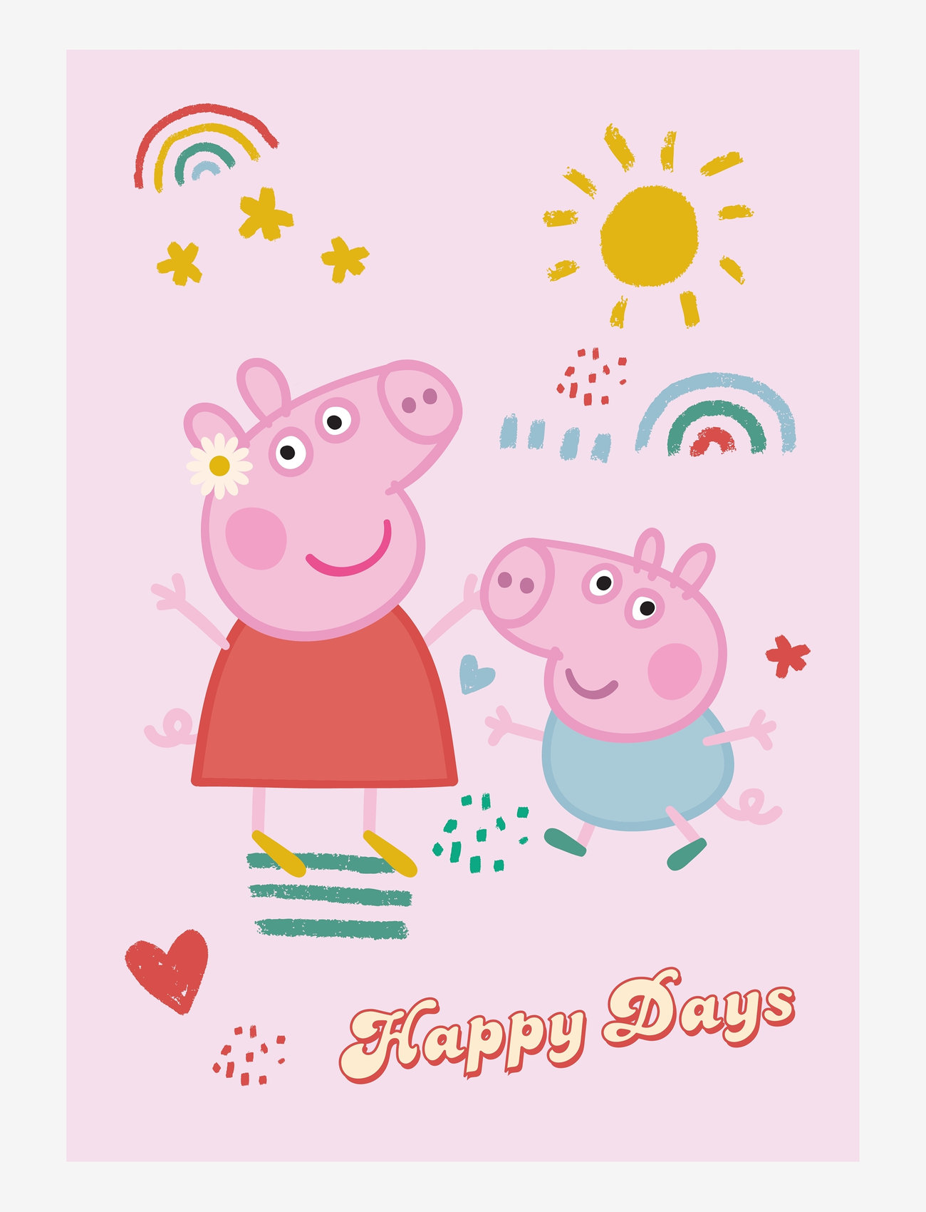 BrandMac - Fleece Peppa Pig - PEP 1014 C - 100x140 cm - laveste priser - multi coloured - 0