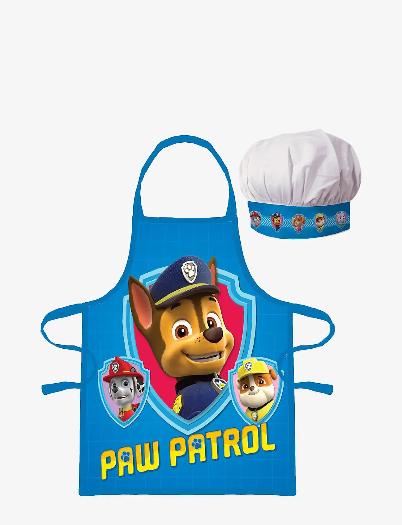 Paw Patrol - Kids apron + hat - PP 1061 blue Paw Patrol - forklæder - multi coloured - 0