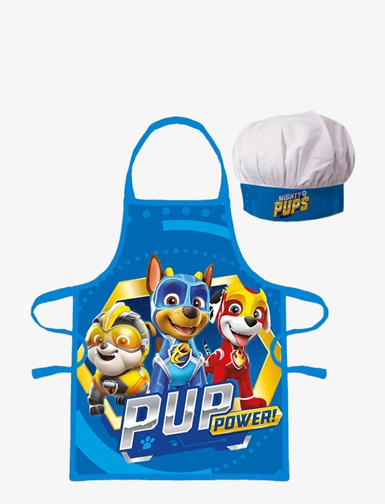 BrandMac - Kids apron + hat - Paw Patrol PP 1064 blue Power - lowest prices - multi coloured - 0