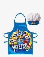 Kids apron + hat - PP 1064 blue Power - MULTI COLOURED