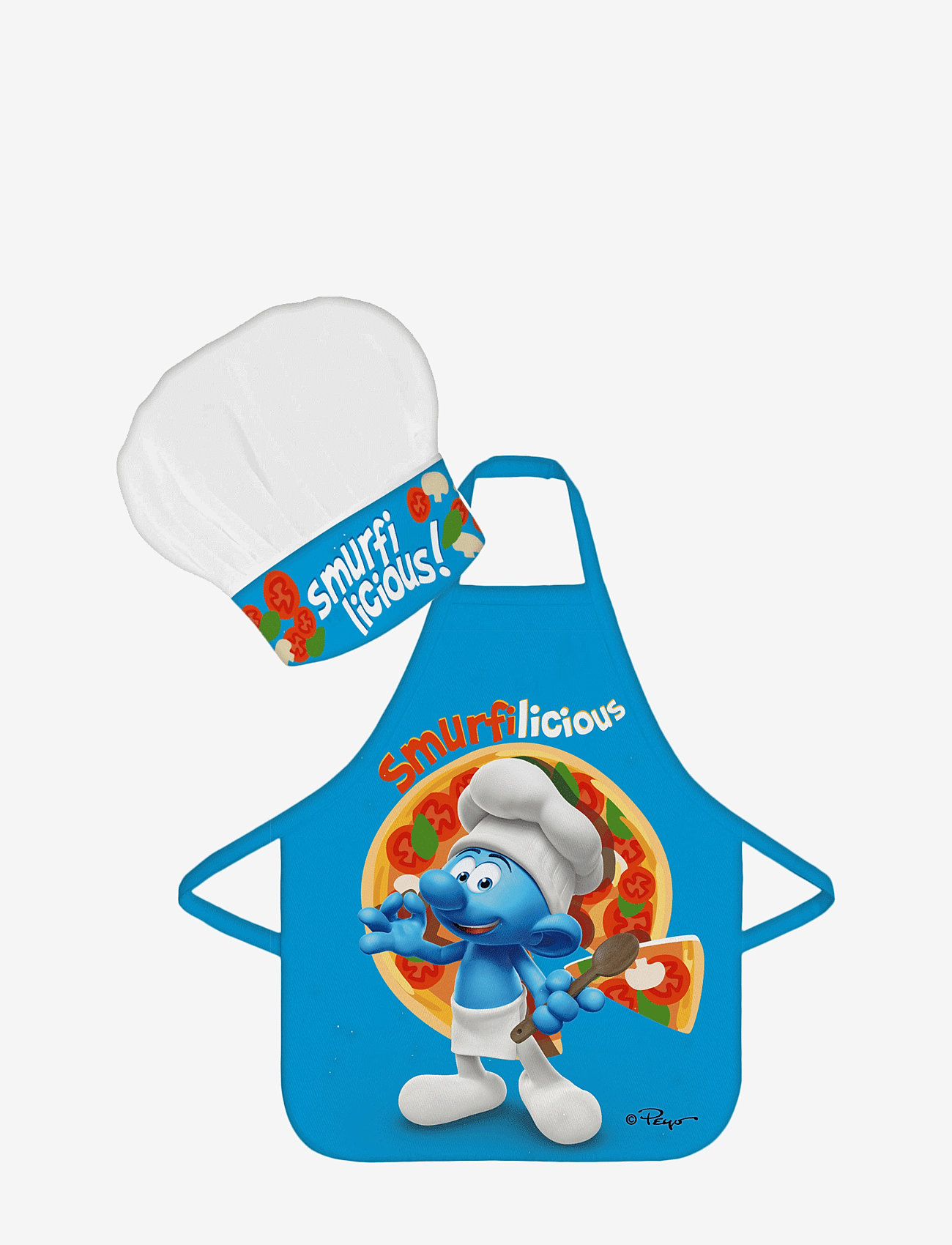 BrandMac - Kids apron + hat - The Smurfs - TS 1003 Blue - põlled - multi coloured - 0