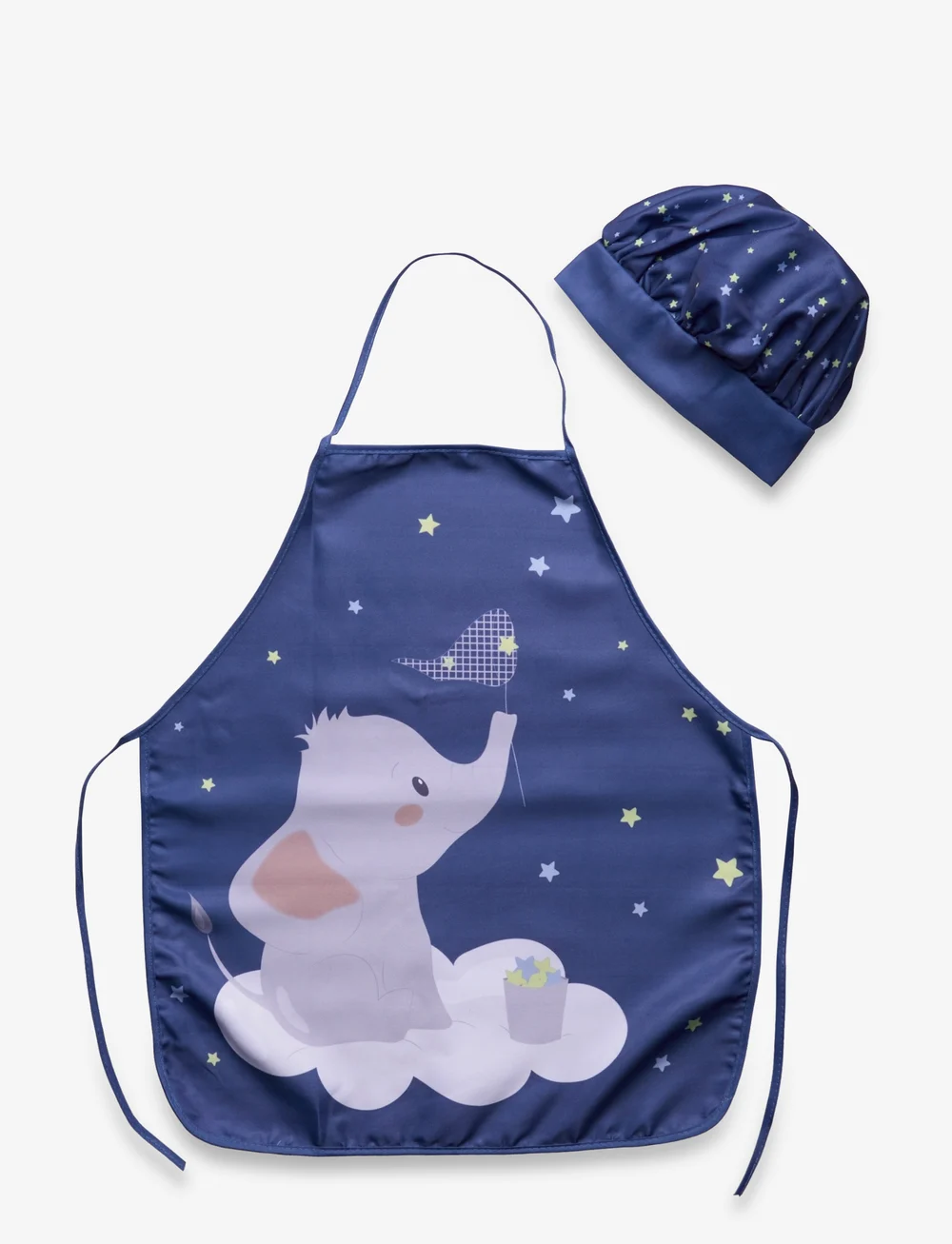 BrandMac - Kids apron + hat NB 2015 Elephant blue - forklæder - multi coloured - 0