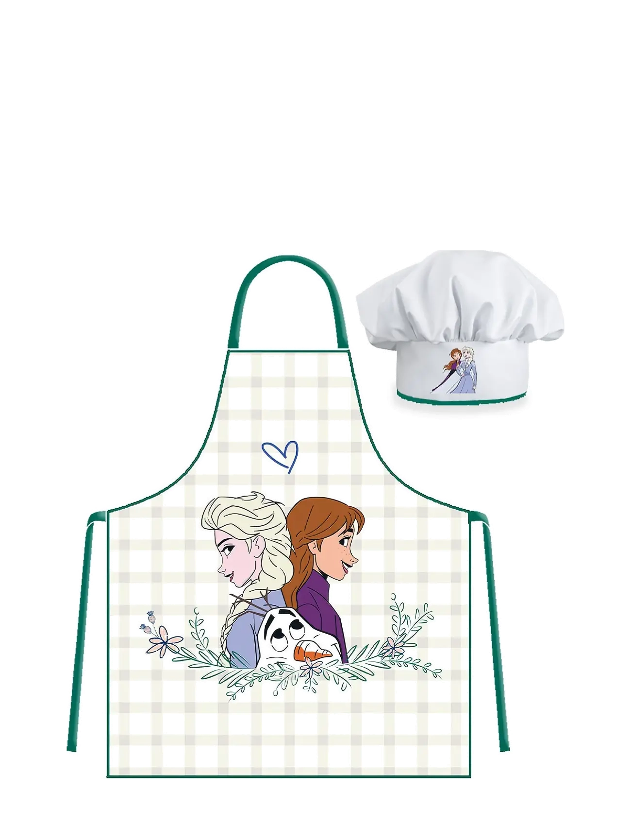 Frost Kids Apron + Hat Frozen 4640, One Size, Baking & Cooking, Weiß - Aprons, Kinder