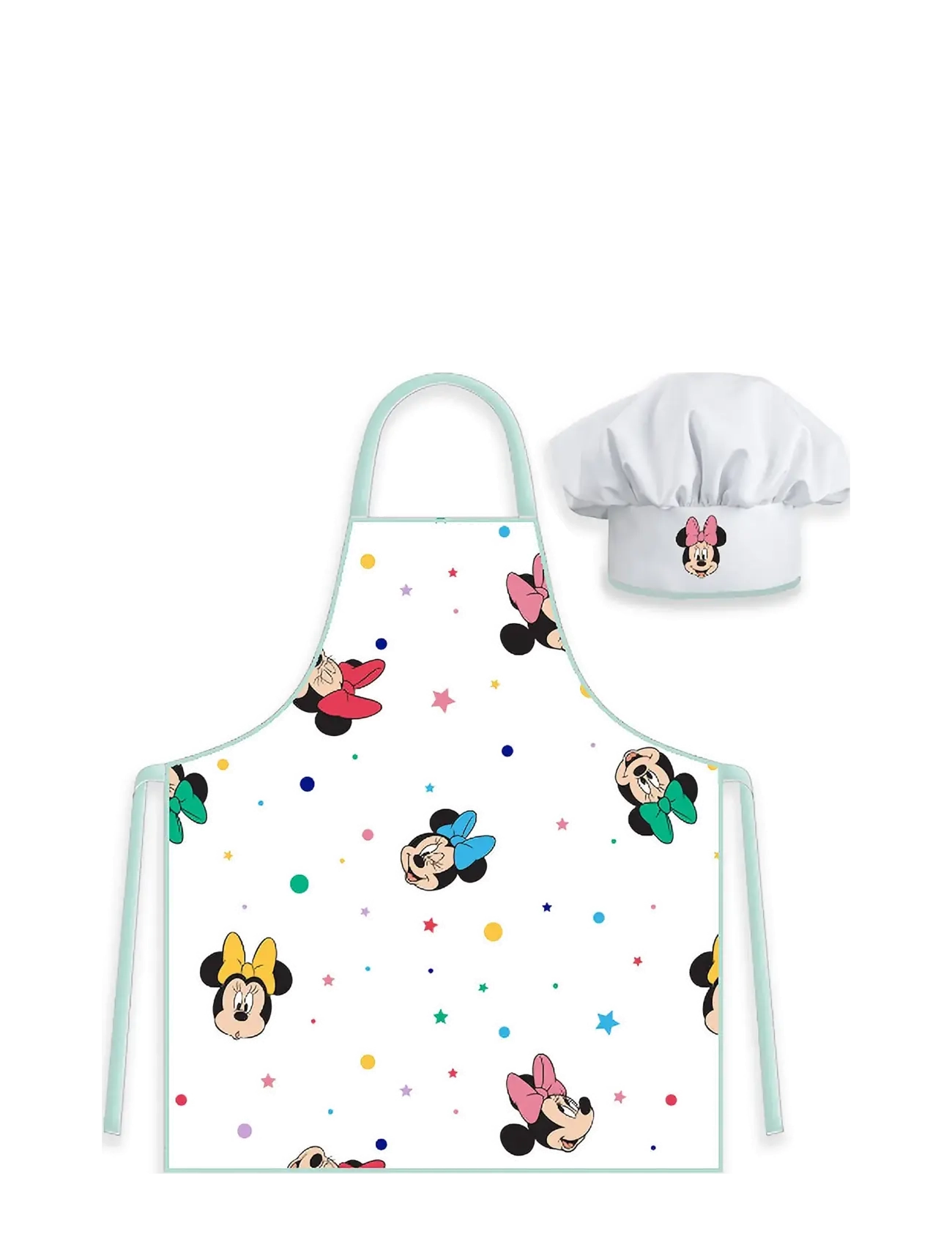 Minnie Mouse Kids Apron + Hat 1738, One Size, Baking & Cooking, Mehrfarbig/gemustert - Aprons, Kinder