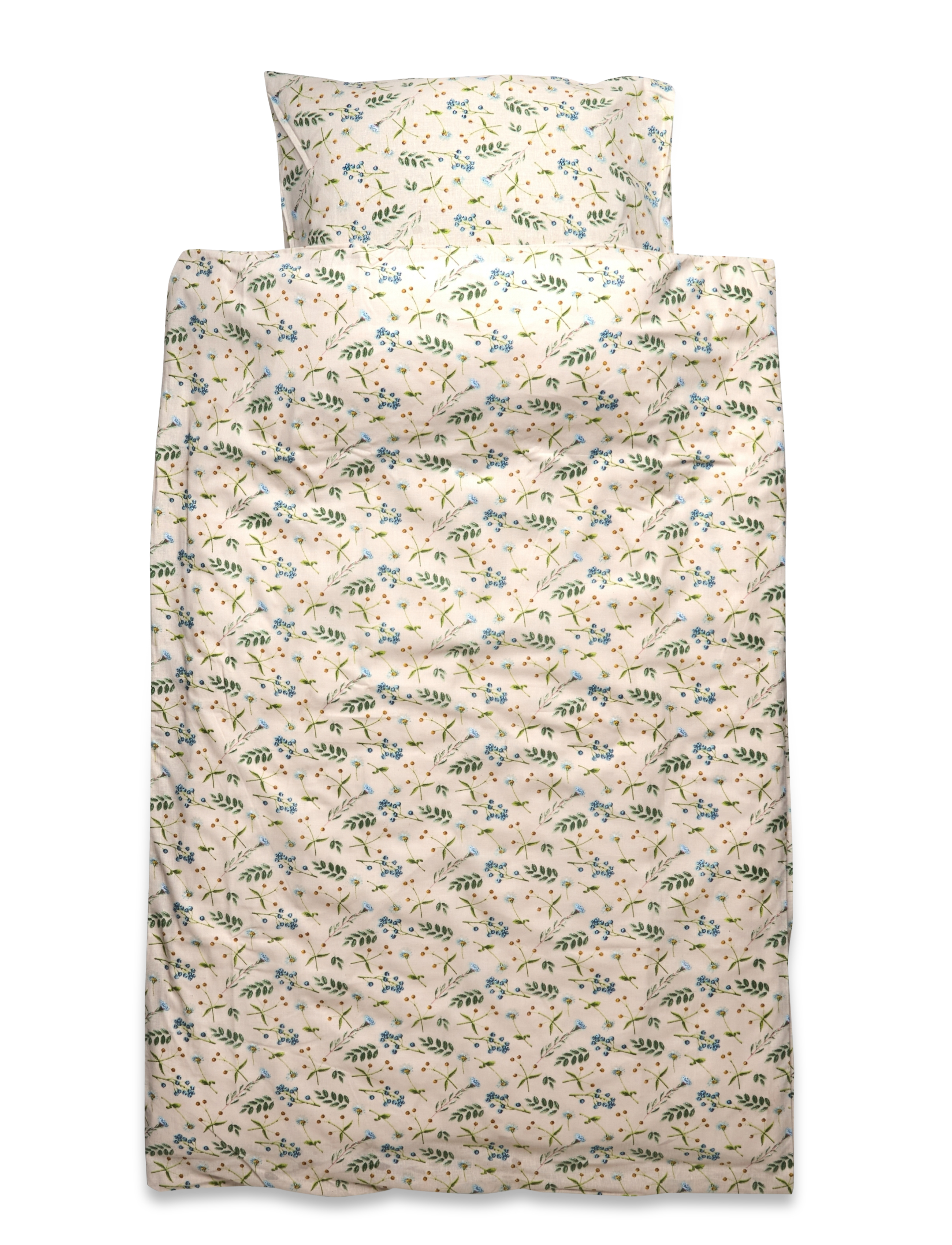 BrandMac Bed linen "by mats" Field Flowers 70x100, 40x45 cm - Lastetuba - MULTI COLOURED / cream