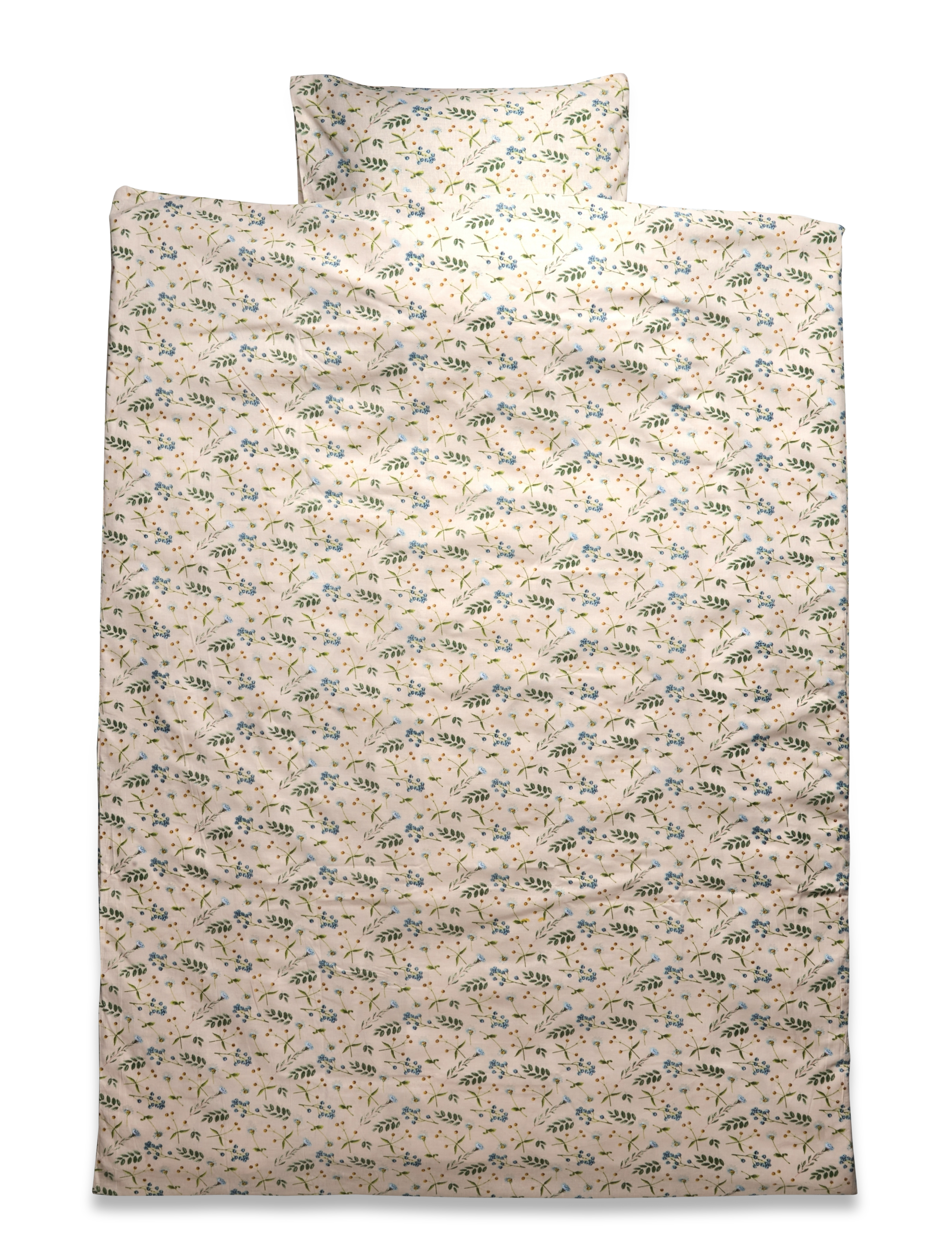 BrandMac Bed linen "by mats" Field Flowers 100x140, 40x45 cm - 4 for 3 - MULTI COLOURED / cream
