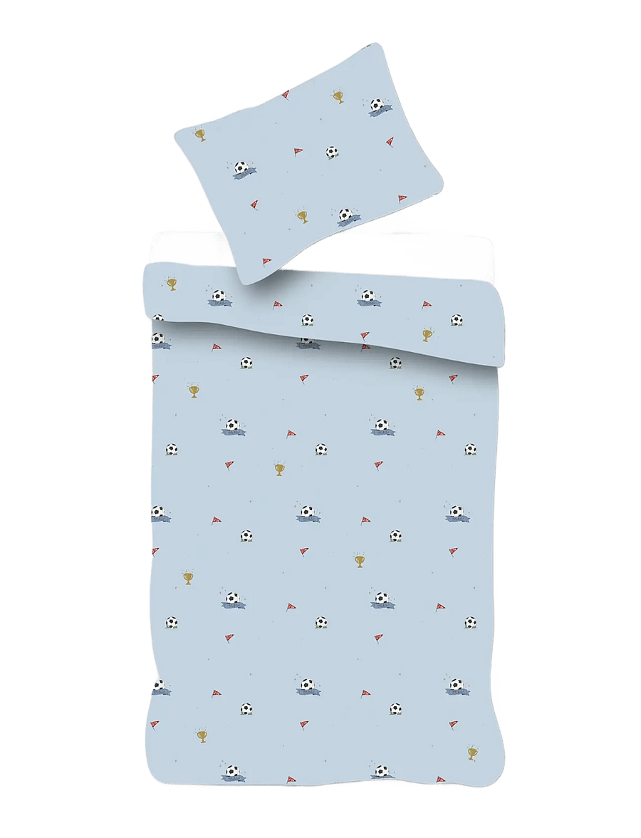 Jalgpall - Bed linen "by mats" Football 70x100, 40x45 cm - voodipesukomplektid - multi coloured - 0
