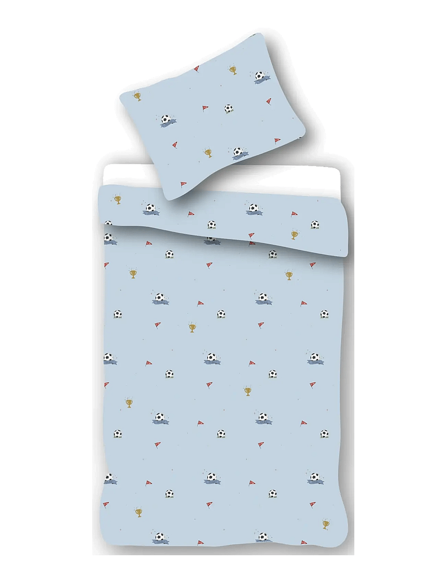 Jalgpall - Bed linen "by mats" Football 100x140, 40x45 cm - voodipesukomplektid - multi coloured - 0