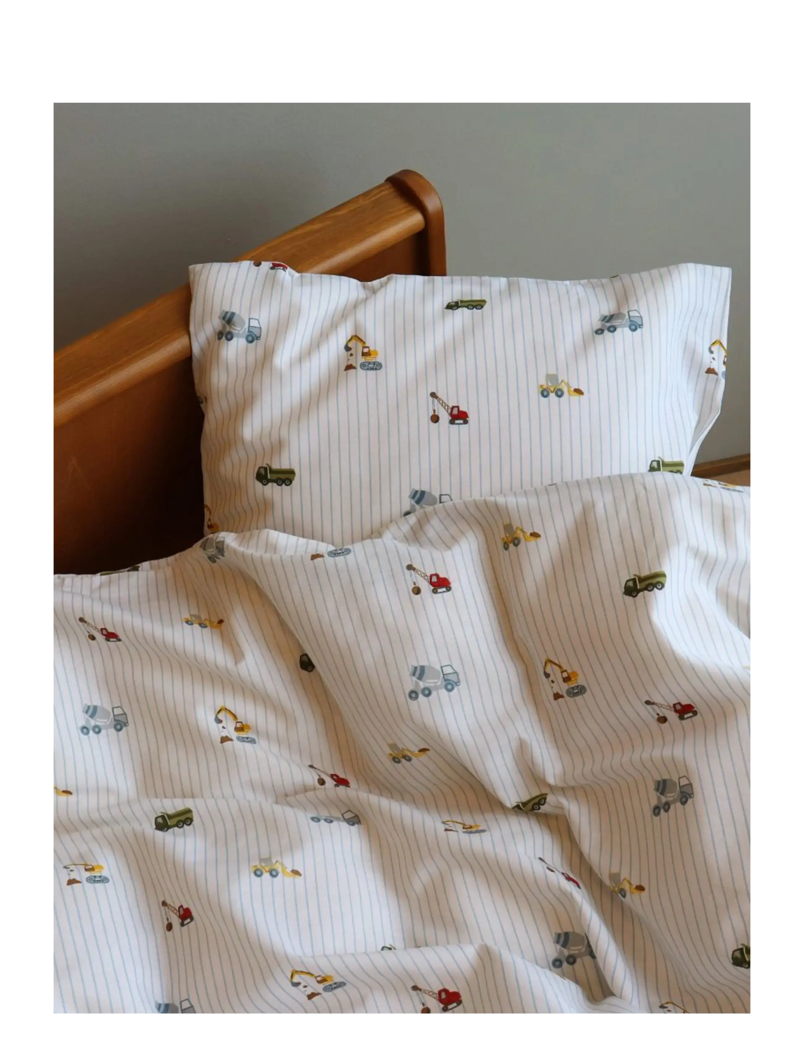 BrandMac - Bed linen "by mats" Excavators 100x140, 40x45 cm - bettwäsche-set - multi coloured - 1