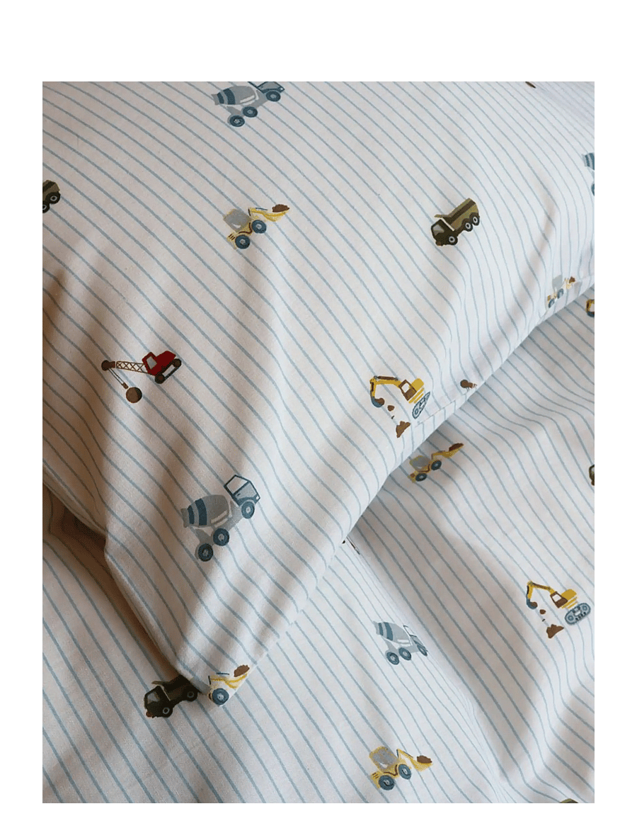 BrandMac - Bed linen "by mats" Excavators 100x140, 40x45 cm - bettwäsche-set - multi coloured - 2
