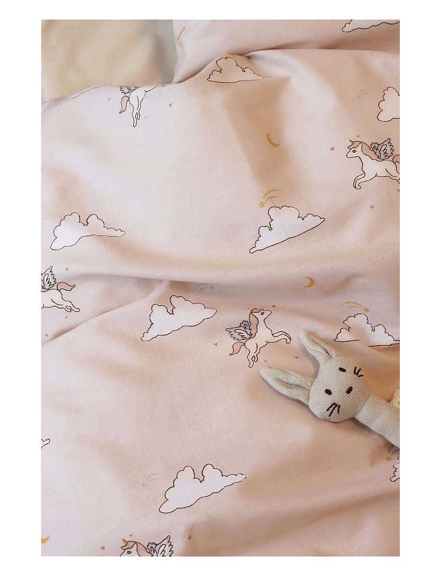 Ükssarvik - Bed linen "by mats" Unicorn dream 100x140, 40x45 cm - voodipesukomplektid - multi coloured - 2
