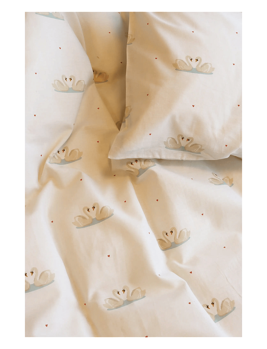 BrandMac - Bed linen "by mats" Swan love 70x100, 40x45 cm - voodipesukomplektid - multi coloured - 1